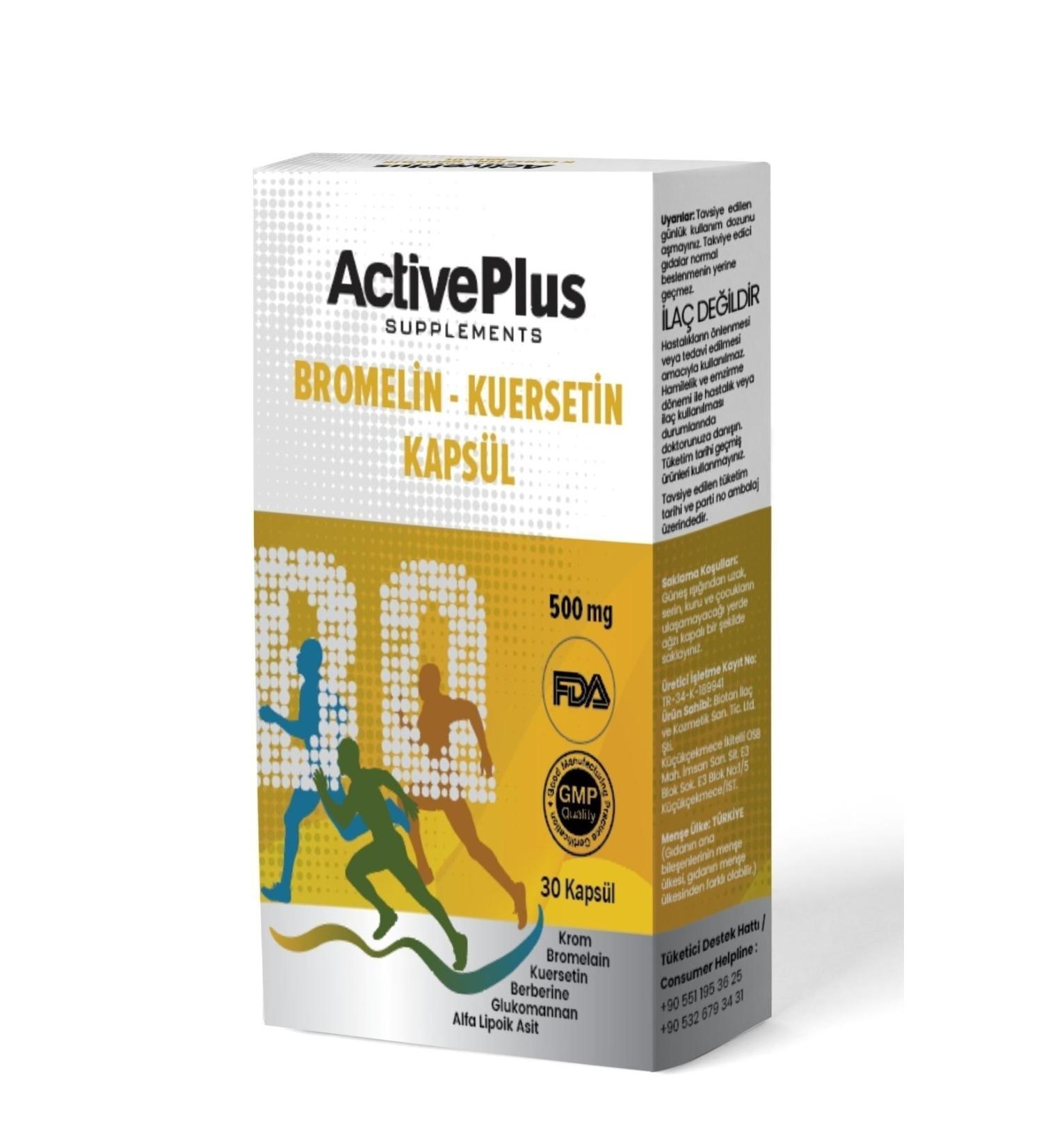 Active Plus Bromelain - Quercetin Capsule - Buy Online on GoSupps.com