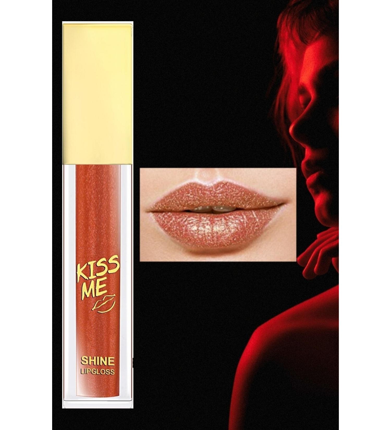 wonderway Lip Shine Gloss Permanent Shiny Lipstick No:4