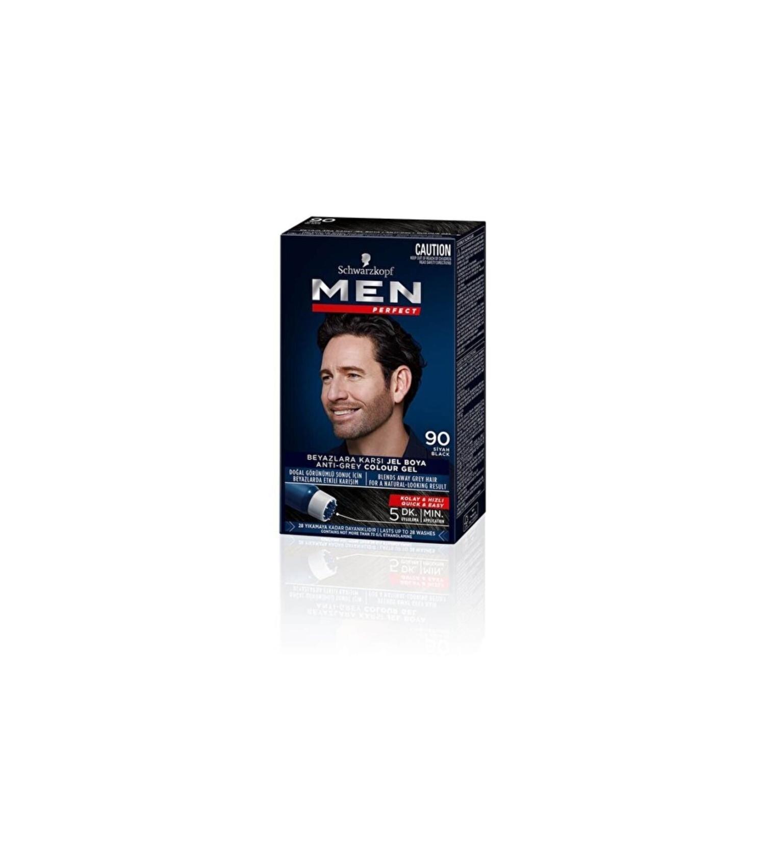 Men Perfect Hair Dye - Black 90 - 50 ml