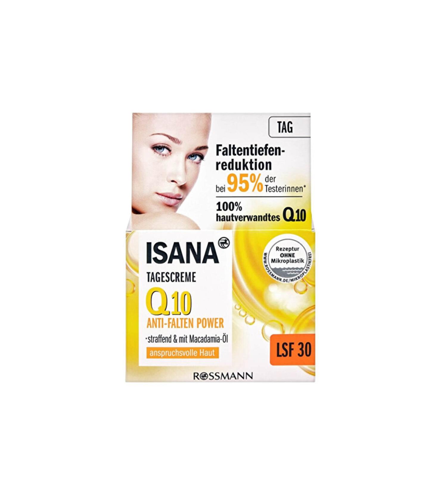 ISANA Q10 Day Cream - Anti-Wrinkle-SPF30 - 50 ml
