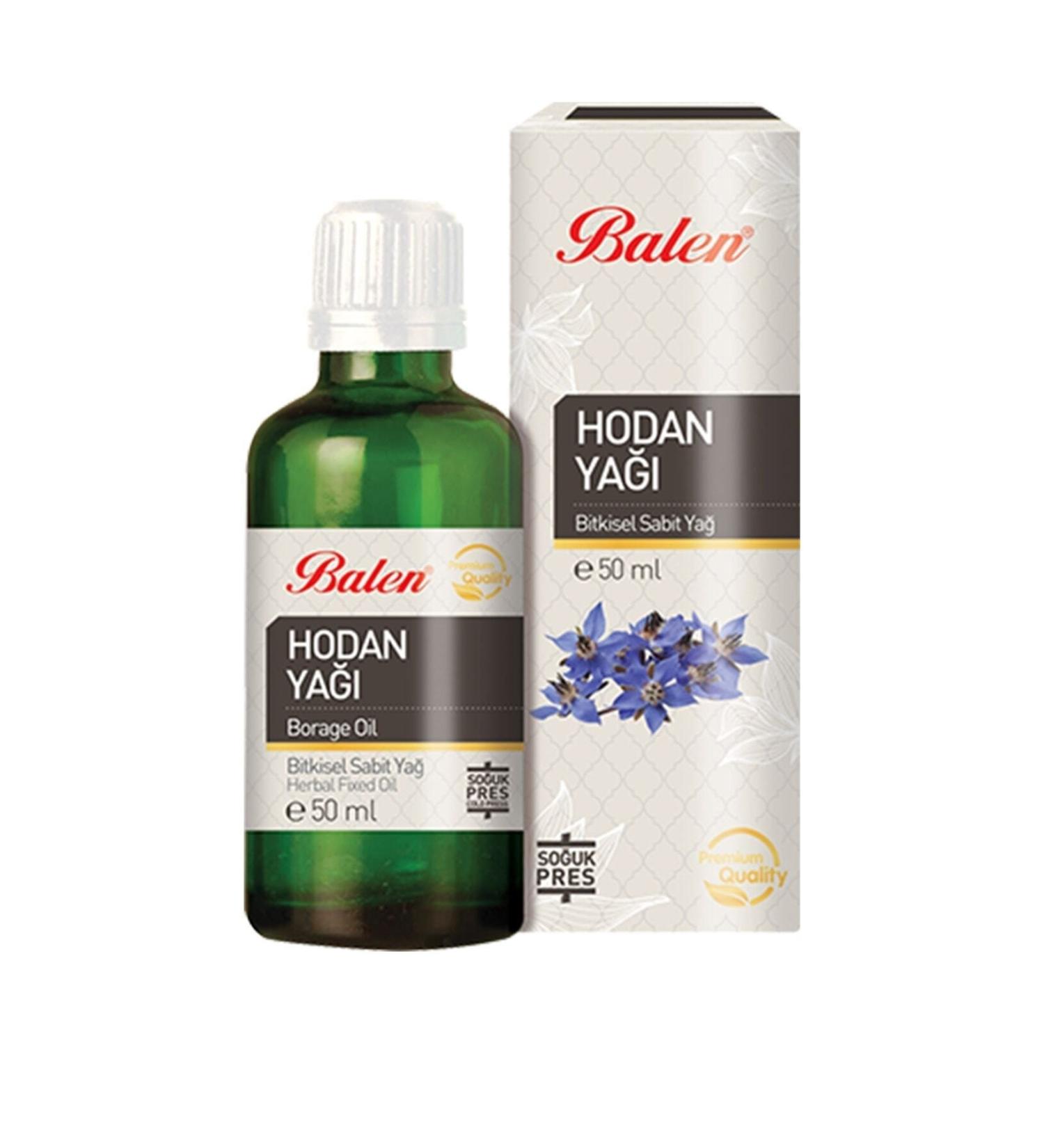 Balen Borage Oil 50 Ml. Vegetable Fixed Oil Cold Press Can Be Used Internally And Externally