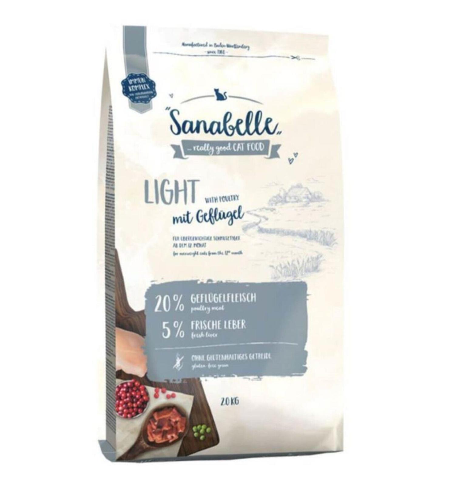 Sanabelle Light Poultry Cat Food 2 Kg