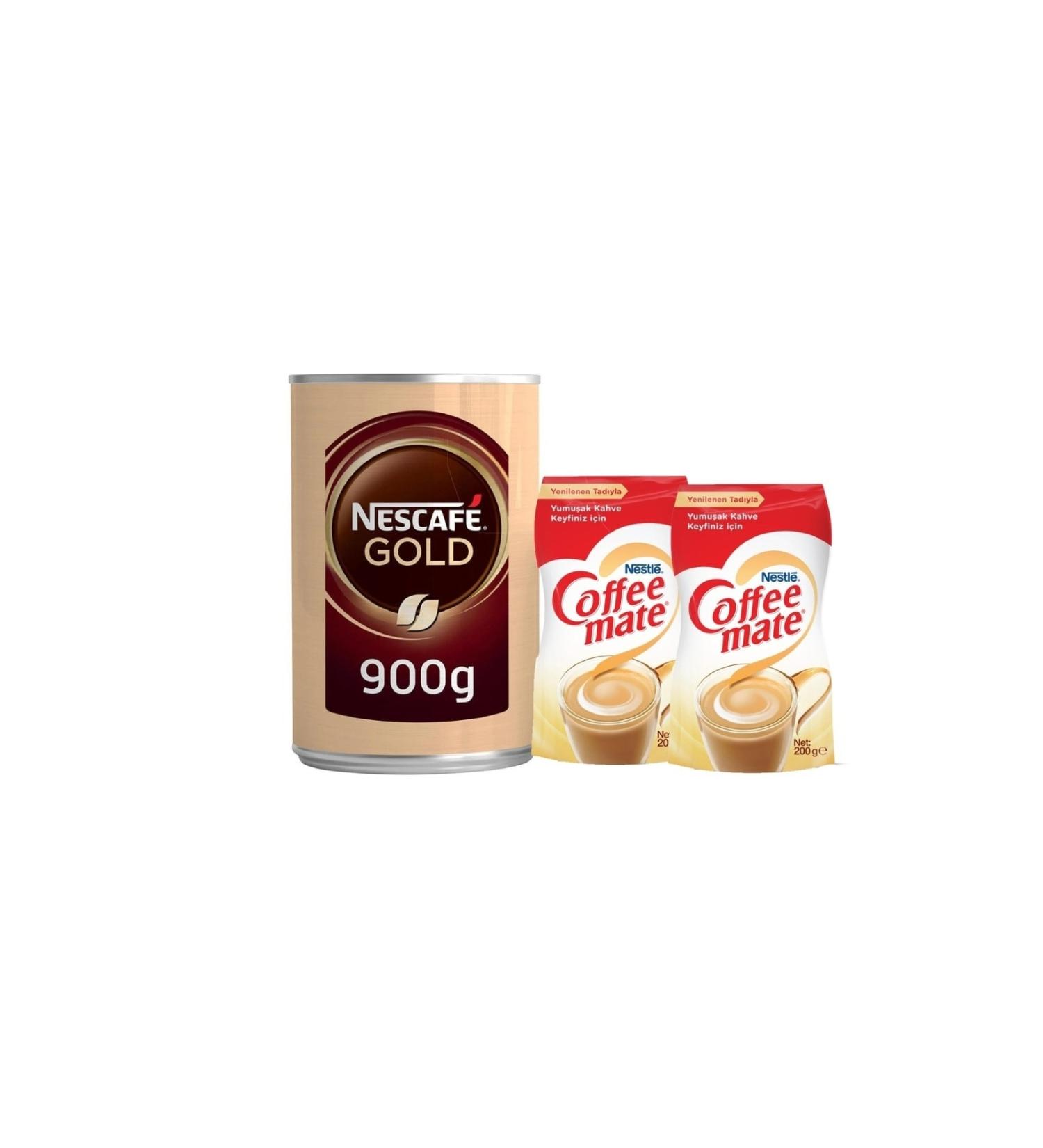 Nescafe Gold 900gr + Coffee Mate 200gr x2