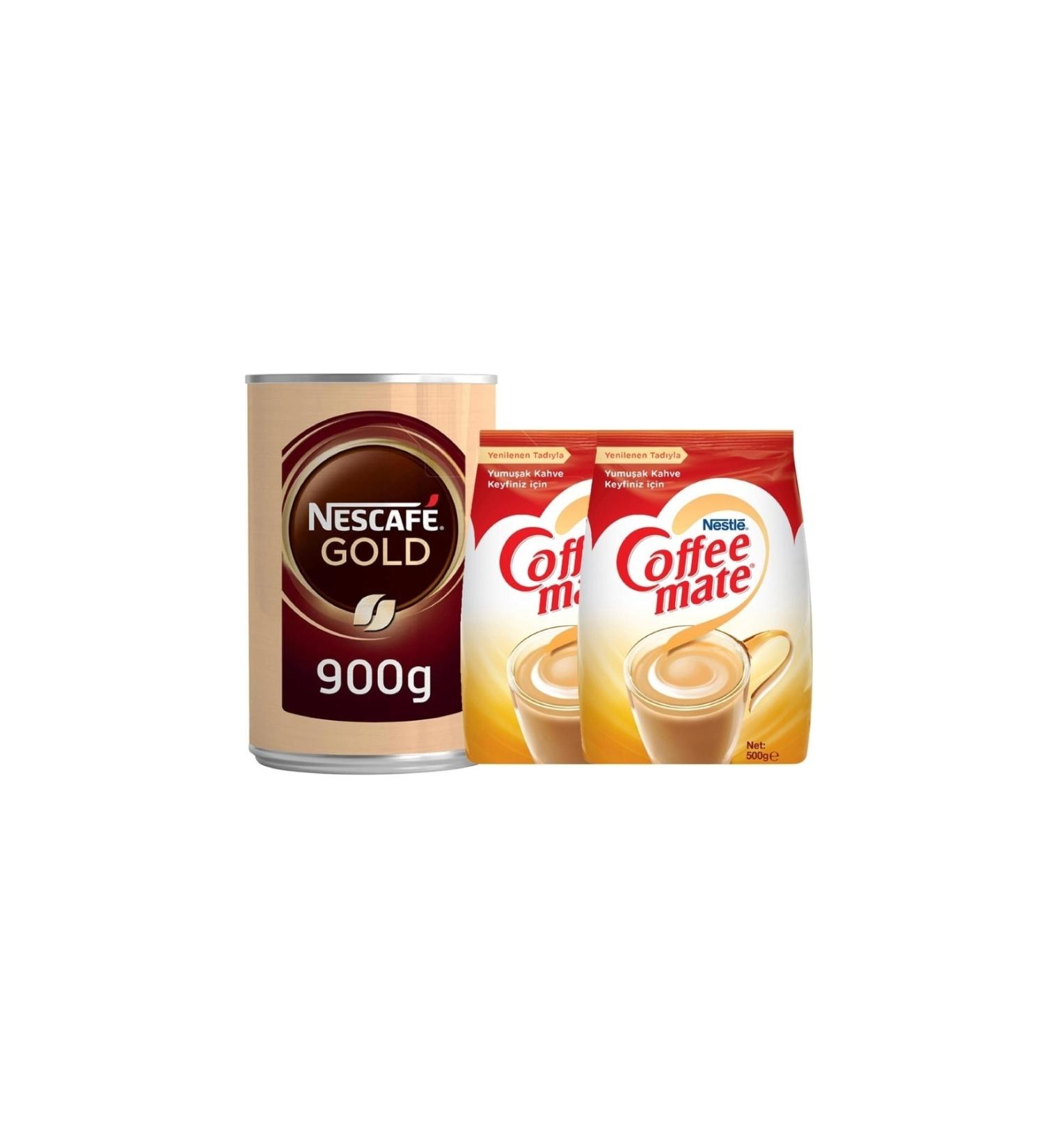 Nescafe Gold 900gr +Coffee Mate 500gr x2