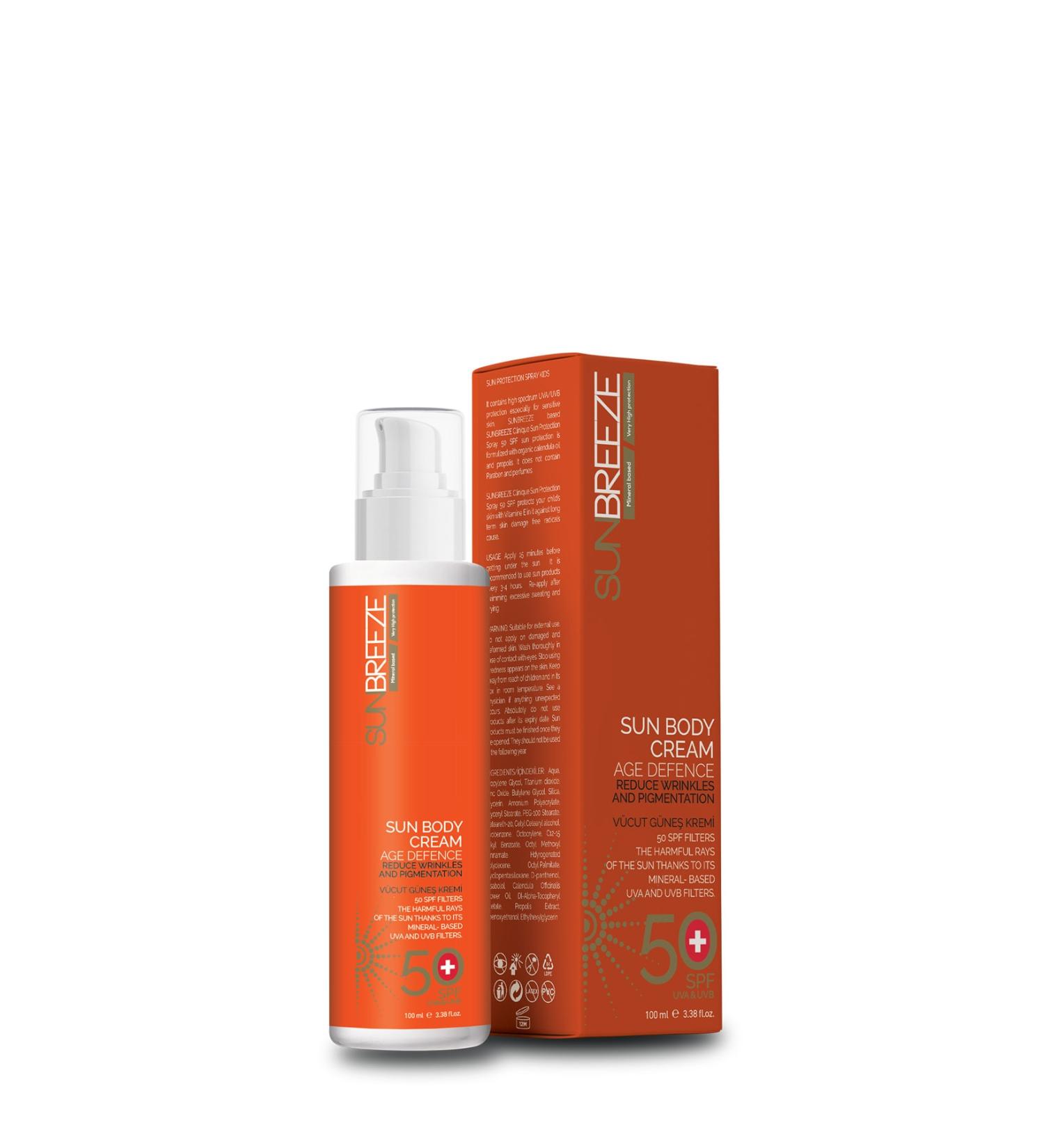 SUN BREEZE Sunbreeze Spf 50+ Sun Cream - Light Fast-Absorbing Moisturizing and Effective Protection