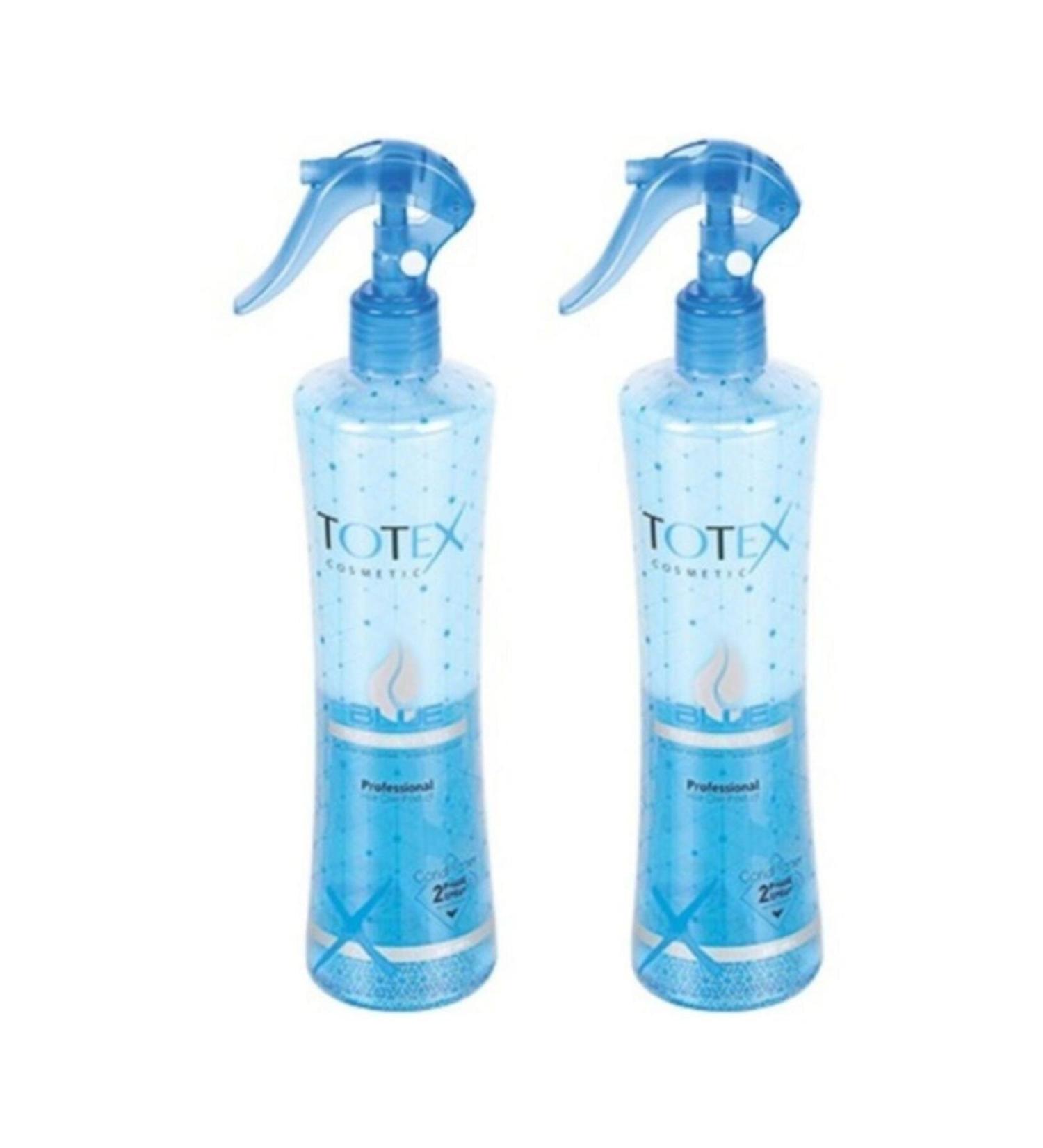 TOTEX Dual Phase Blue Blow Dry Water for Dry Hair 2 X 400 ml