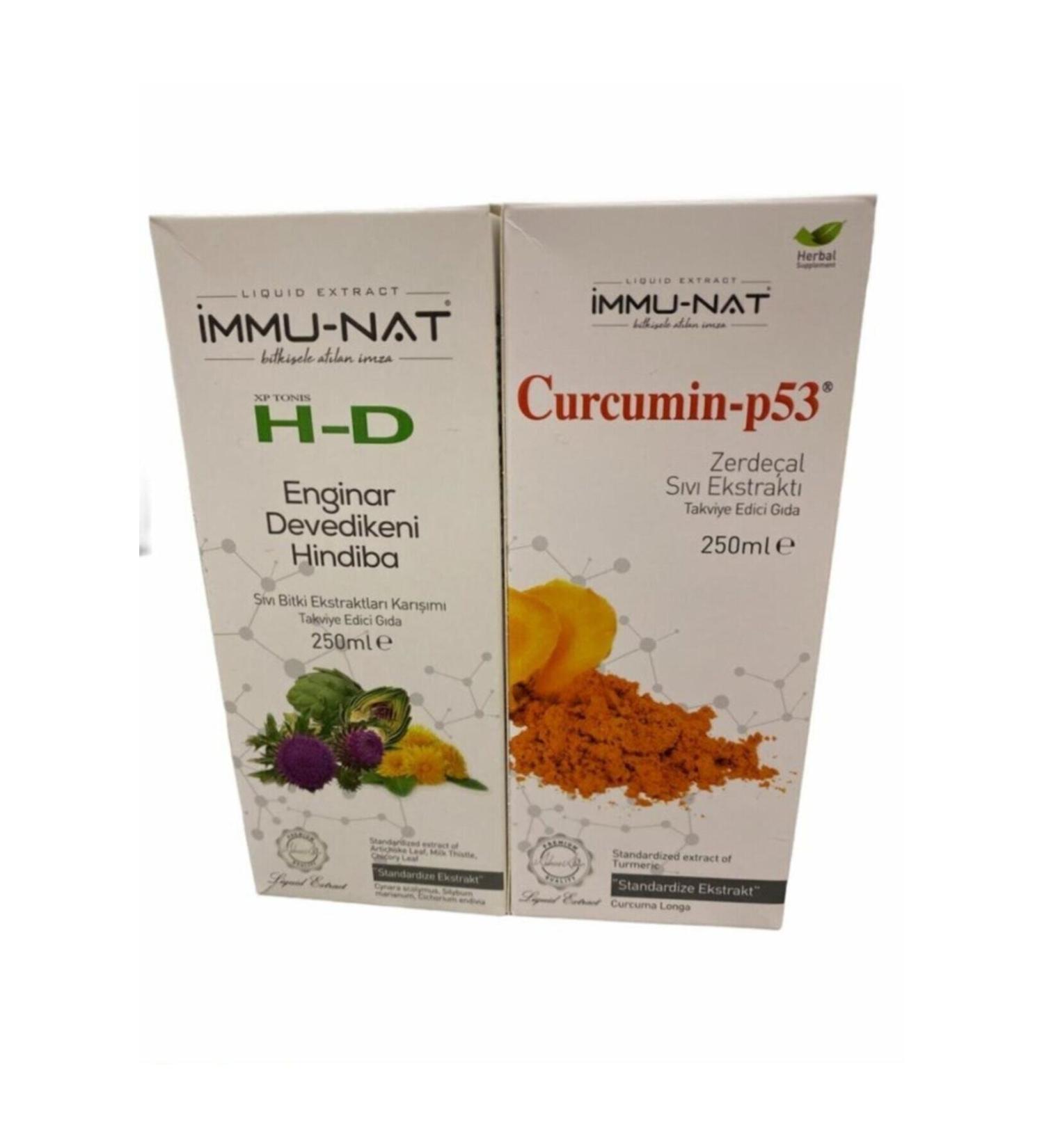 Immu-Nat Immunat HD And Turmeric Set 250 ml