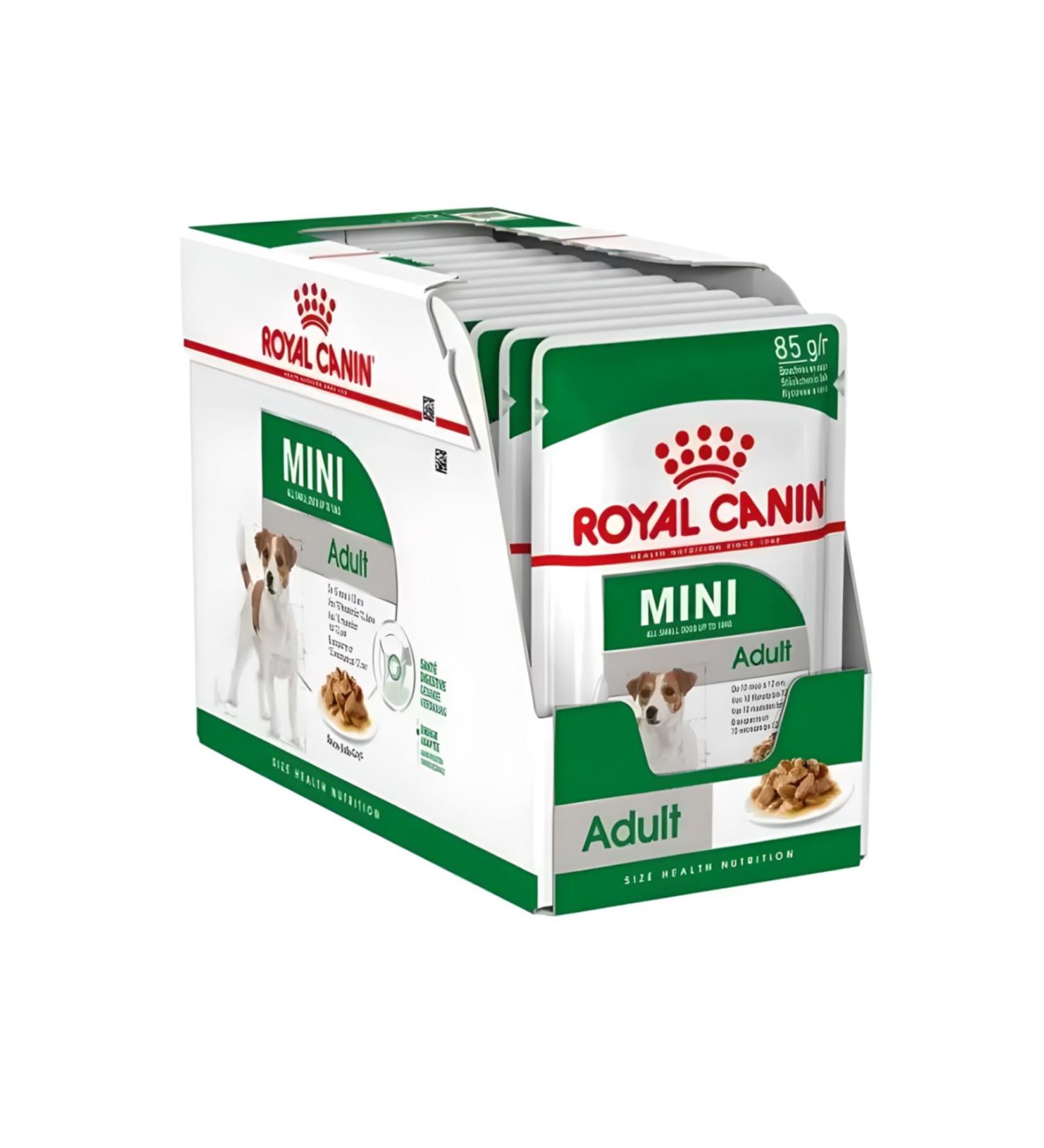 Royal Canin Mini Adult Pouch Adult Dog Canned Food 12x85 Gr