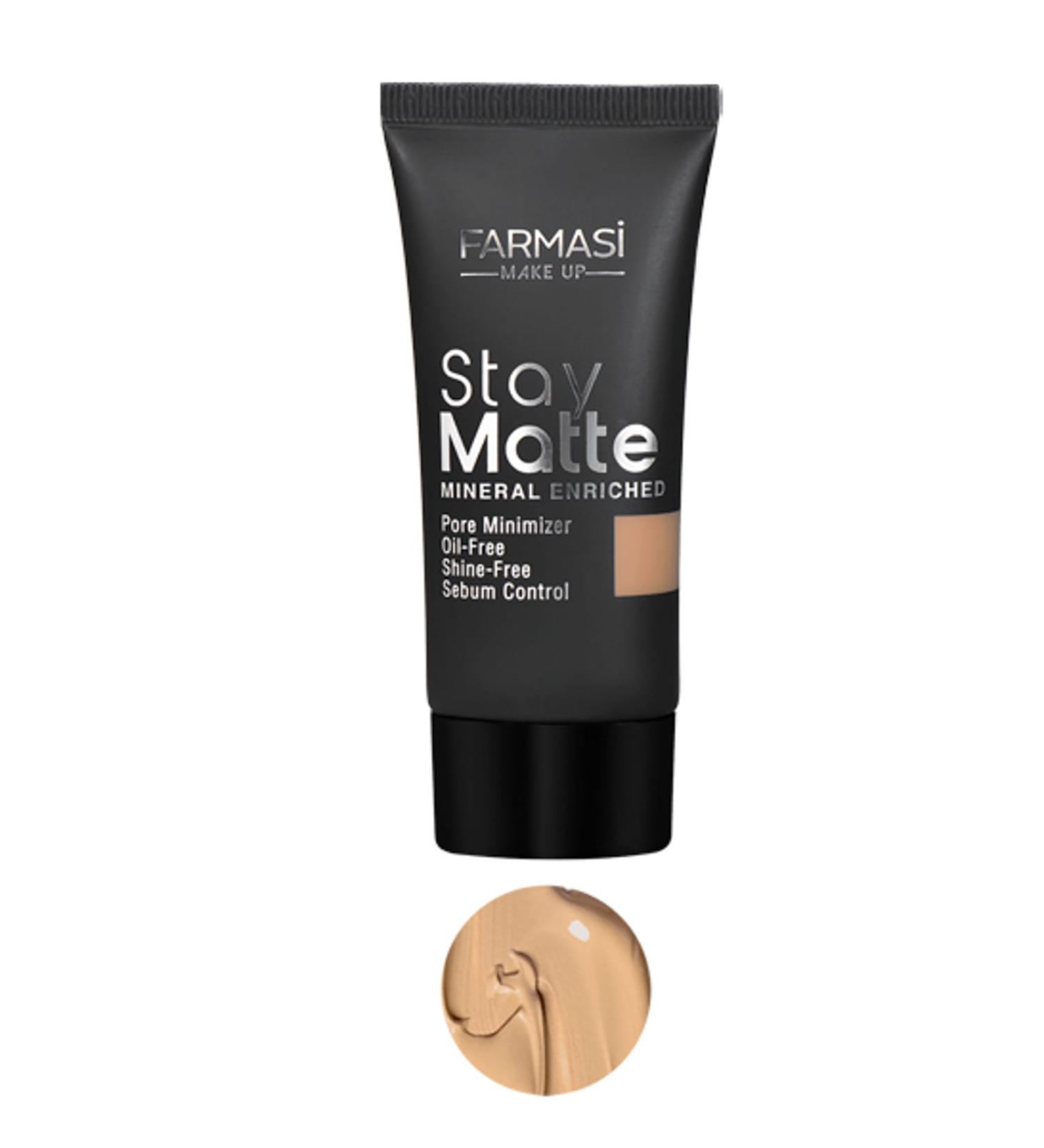 Farmasi Foundation - Stay Matte Foundation Sun Tan 05 30 ml 8690131772345