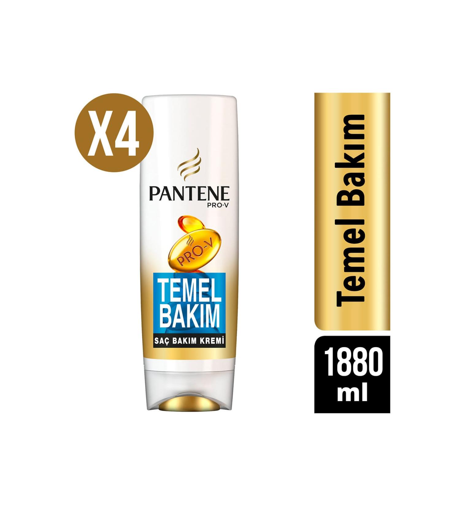 Pantene Hair Care Conditioner Basic Care 4 x 470 ml