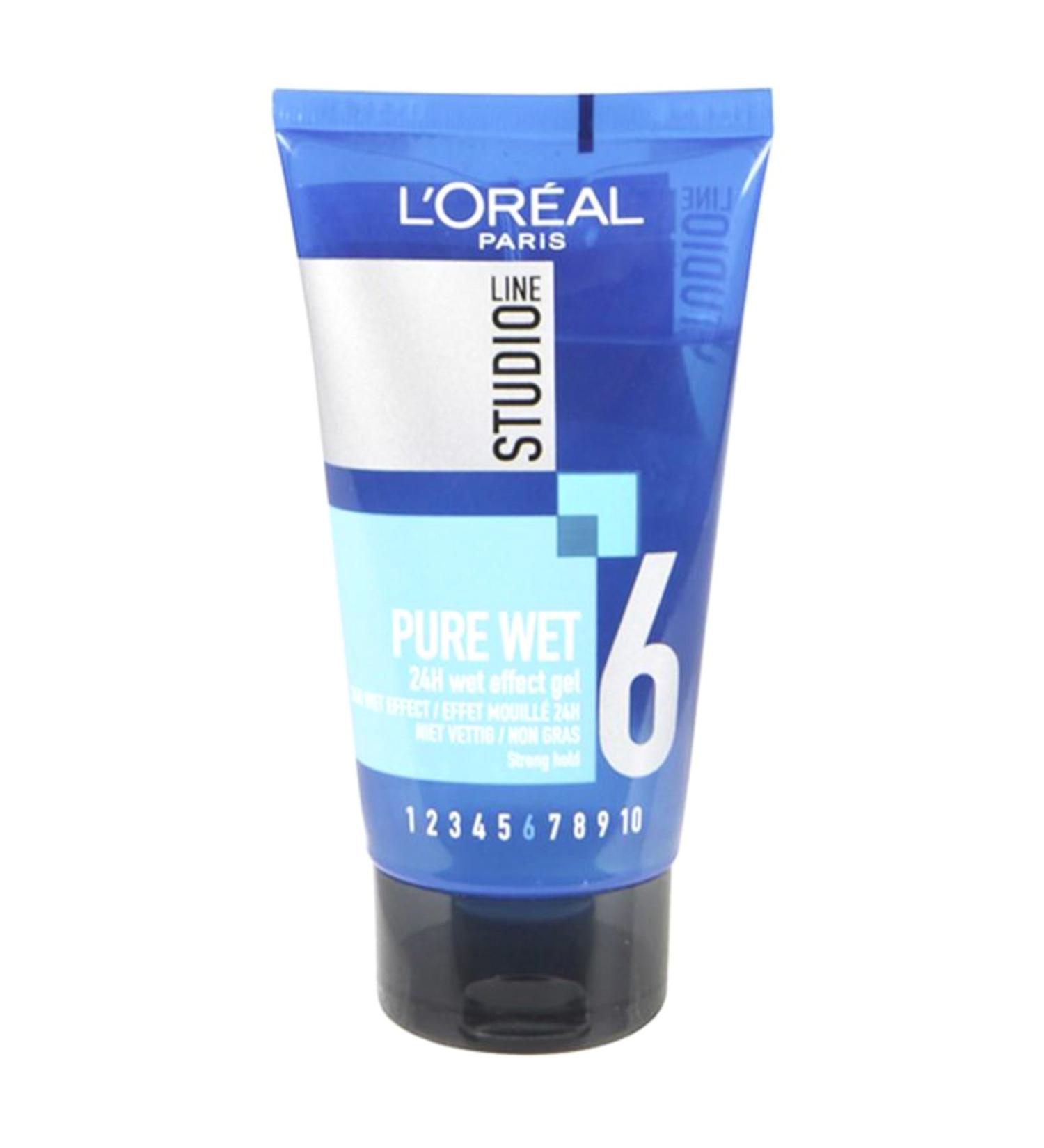 L'Oreal Paris Tube Gel - Studio Pure Wet Wet Look 150 ml 3600520229966
