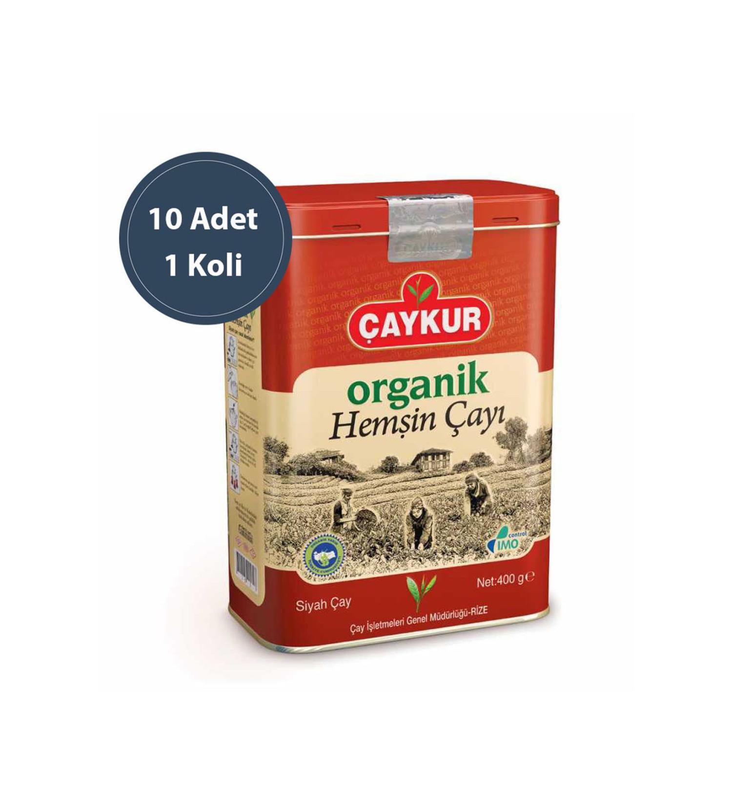 aykur Organic Hem in Tea 400 Gr Tin Box 10 Pieces 1 Box
