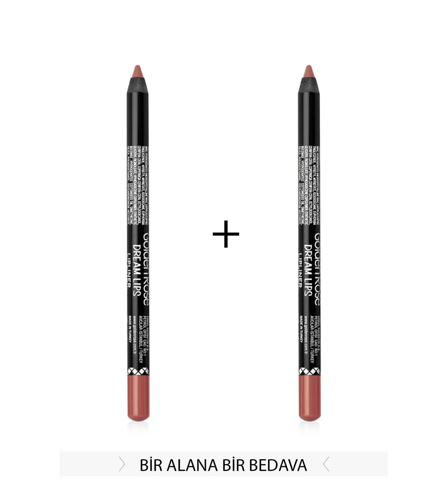 Golden Rose 2-Piece Lip Pencil Set - Dream Lips Lipliner No: 503 KGDL