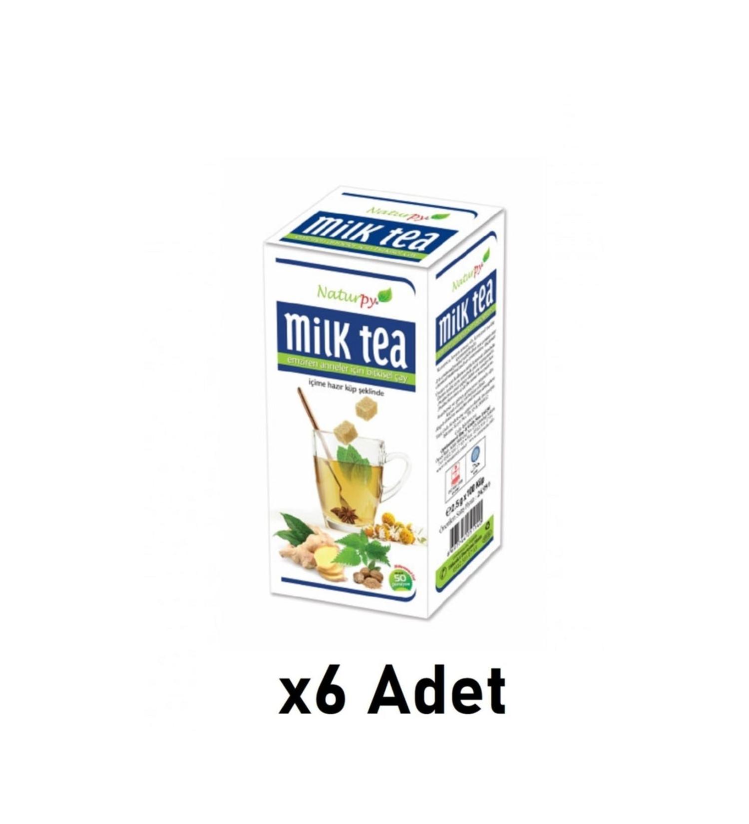 Naturpy Milk Tea Breast Milk Tea 250 gr 6 Pieces