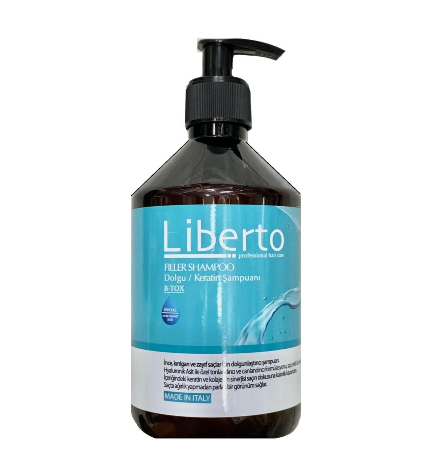 Liberte Liberto Btox Repair Keratin Hair Care Set Shampoo 500 Ml