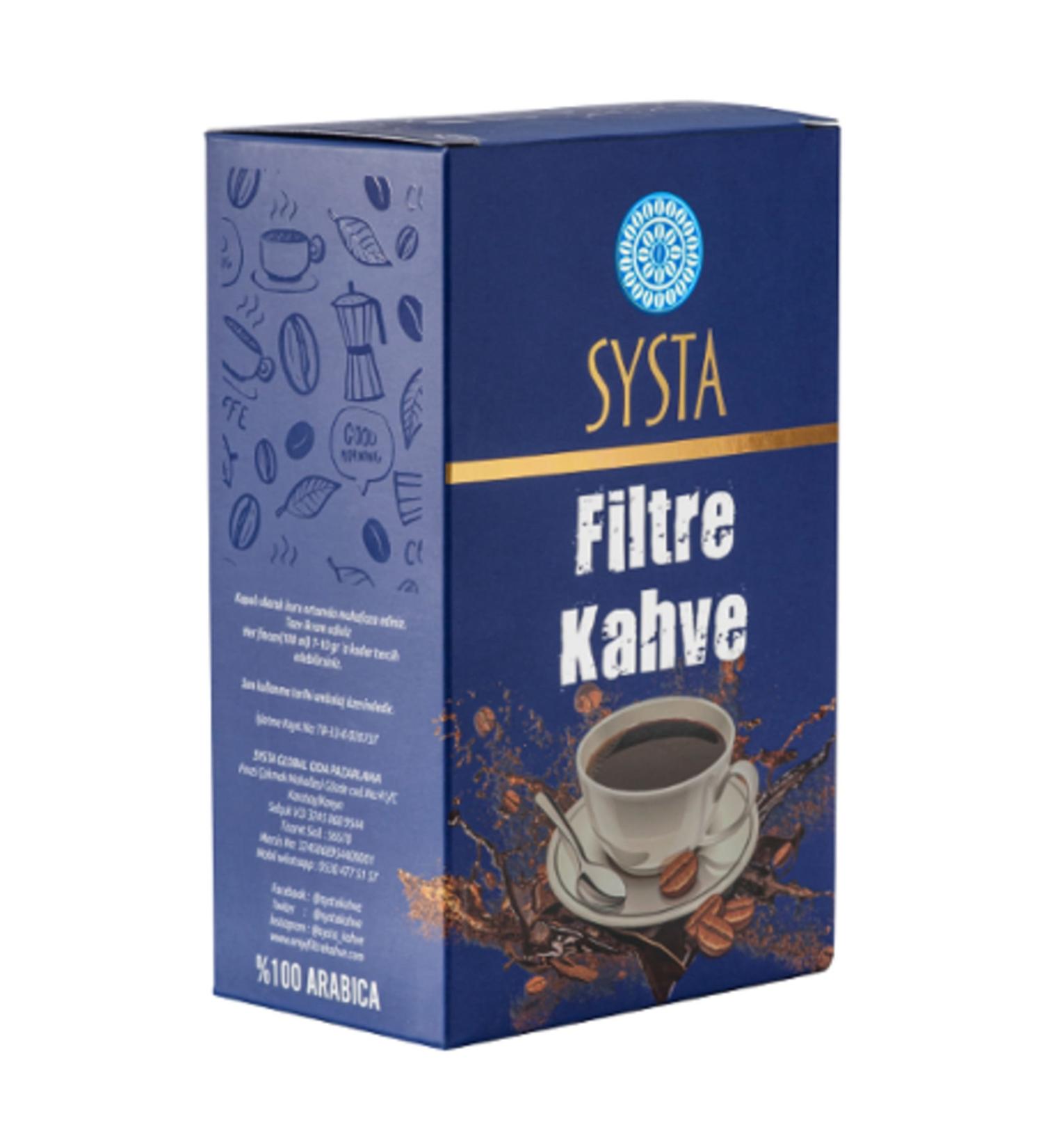 SYSTA Filter Coffee Varieties Local Kenya Aa 250 gr Ground Filter Coffee