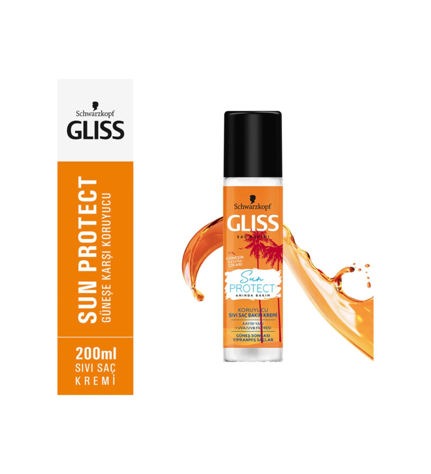 Gliss Sun Protect Liquid Hair Conditioner 200 Ml