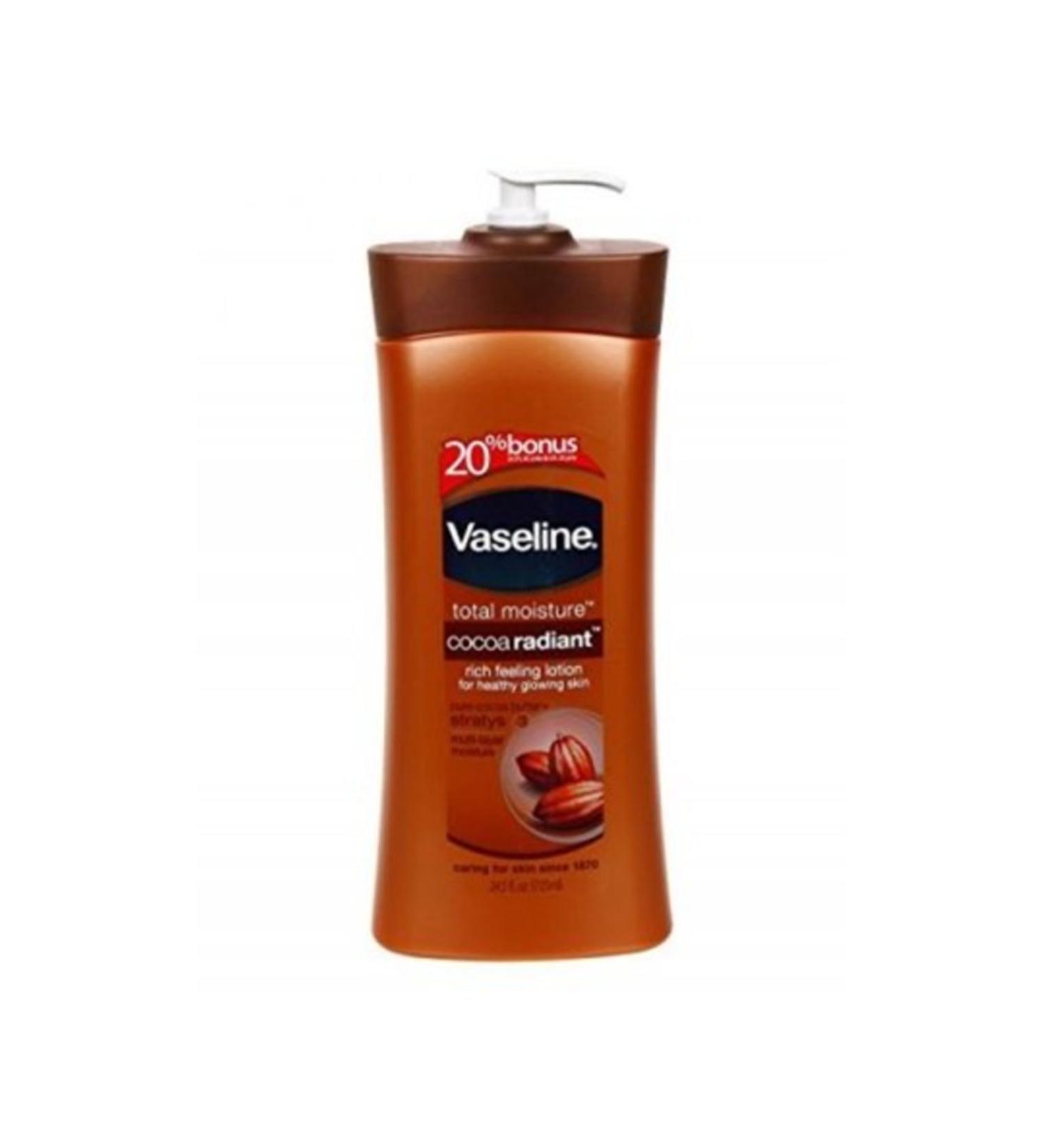 Vaseline Cocoa Rich Feeling Moisturizing Body and Face Lotion 600 Ml - Buy Online on GoSupps.com