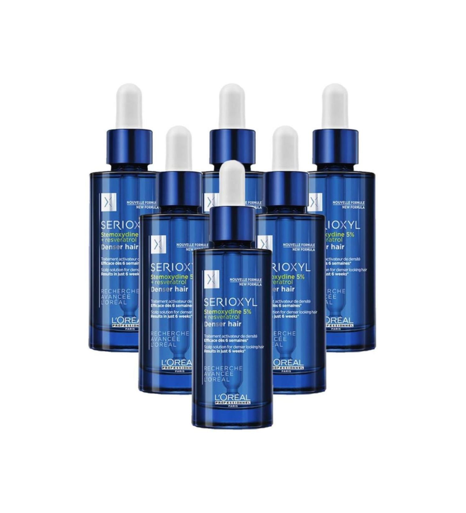 L'oreal Professionnel Serioxyl Thickening Serum for Hair Loss 90mlx6