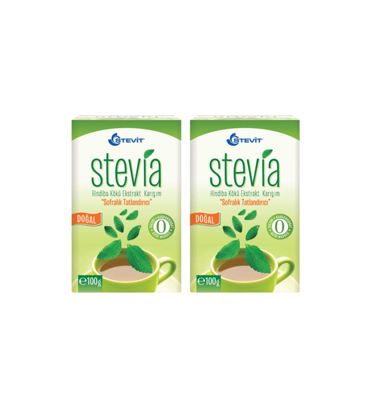 Balen Stevit Stevia & Chicory Root Extract 100 gr X 2 Pieces