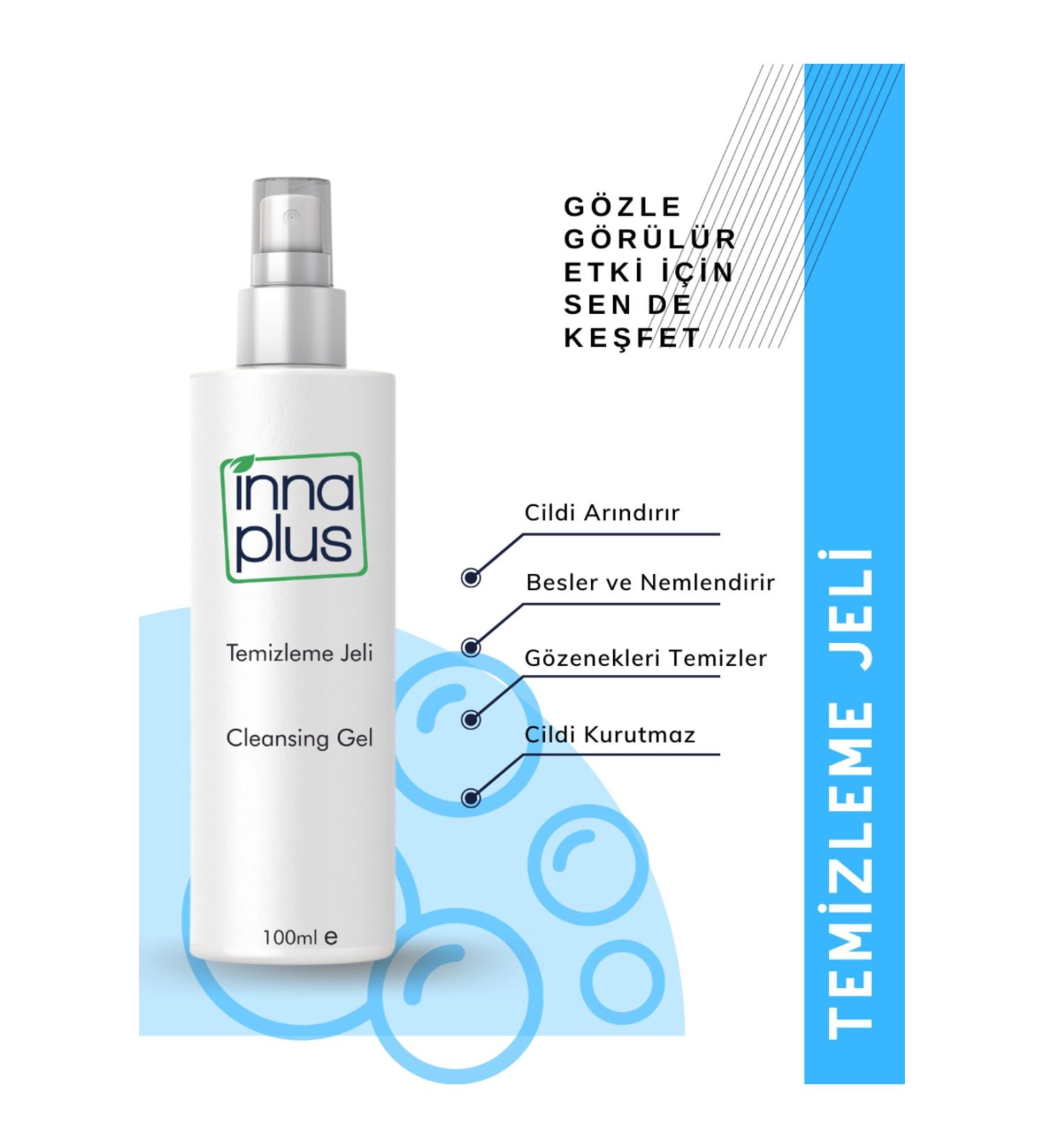 Inna Plus Facial Cleansing Gel with Hyaluronic Acid and Collagen