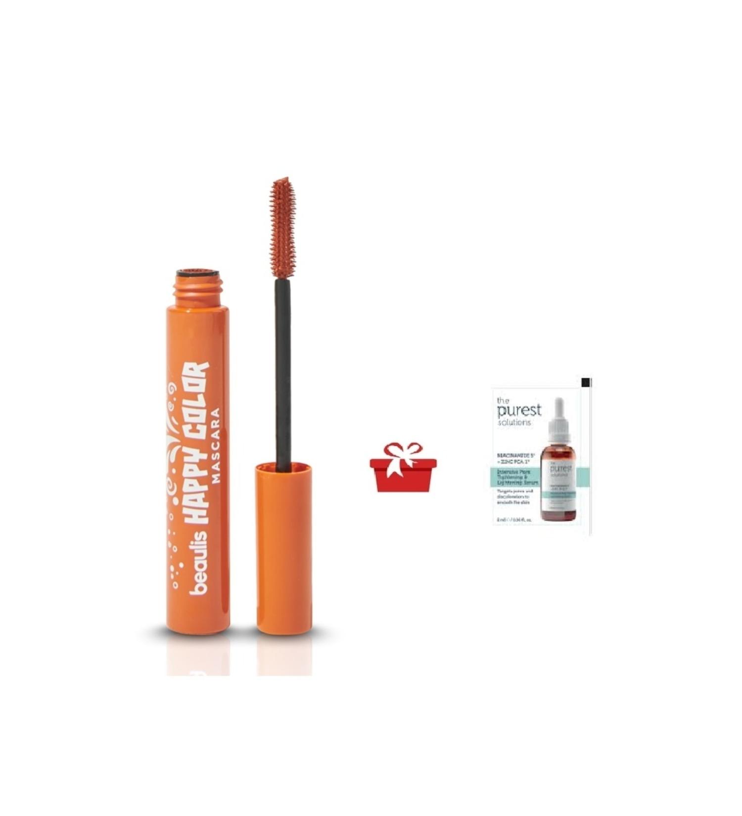 beaulis Festival Fun Mascara Happy Color Mascara Eye Makeup Colorful Orange Fest - Buy Online on GoSupps.com