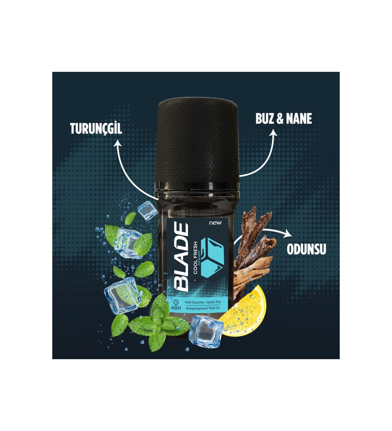 Blade Cool Fresh Roll On 50 ml - Buy Online on GoSupps.com