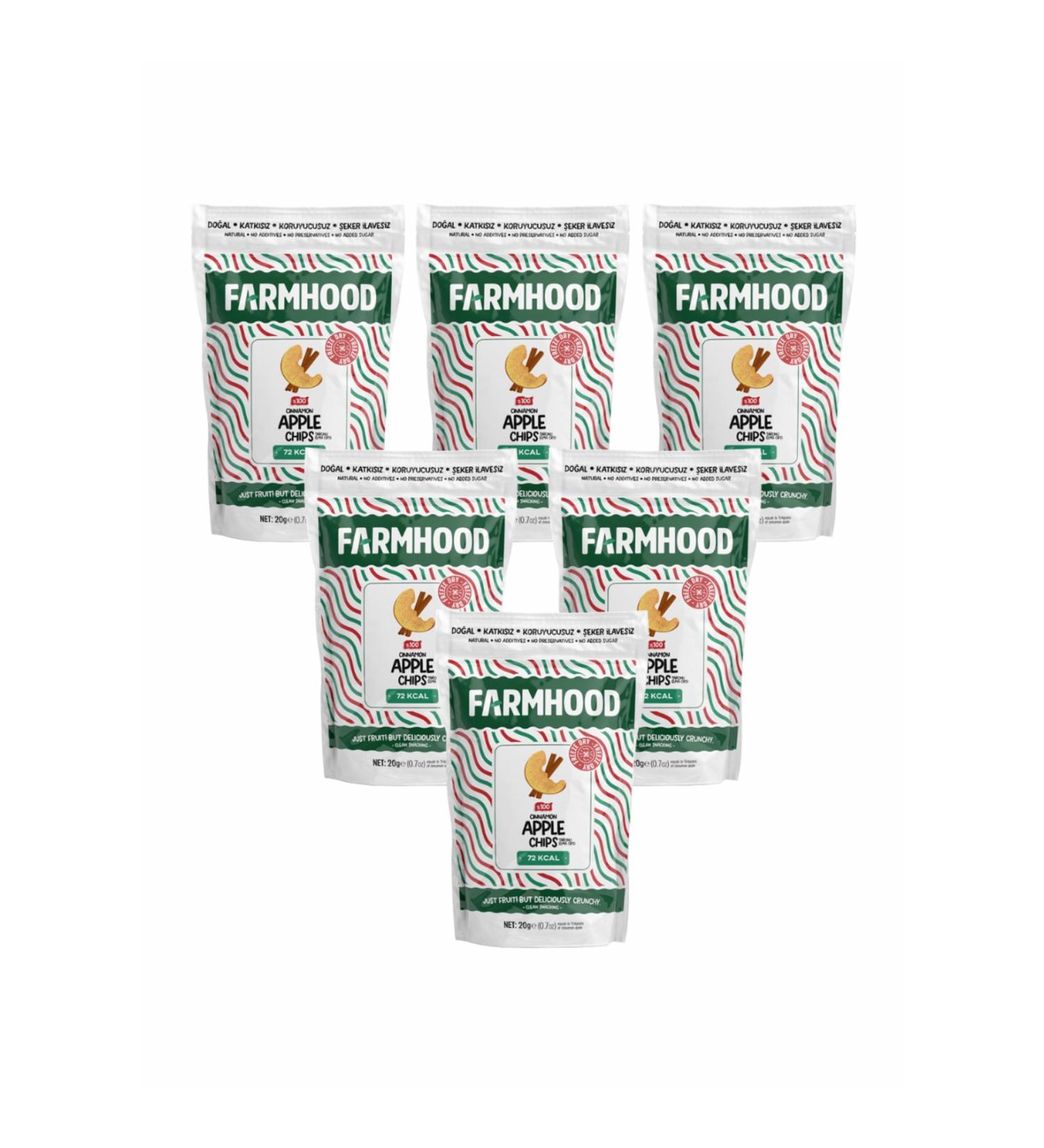 Farmhood 6x Freeze Dried Cinnamon Apple Chips