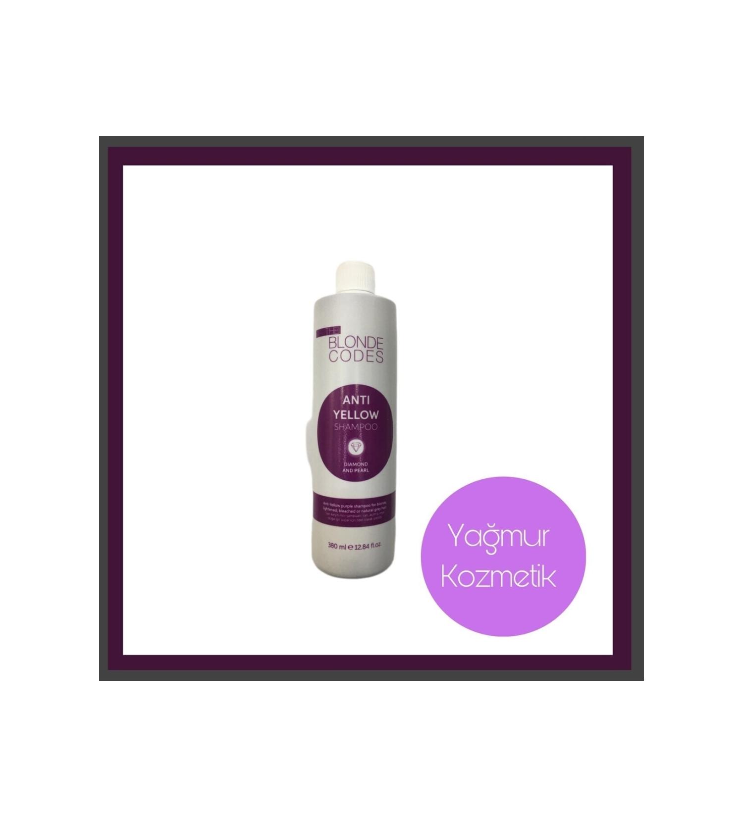 THE CARE CODES The Blonde Codes Anti Yellow Purple Shampoo for Gray Hair 1000ml.