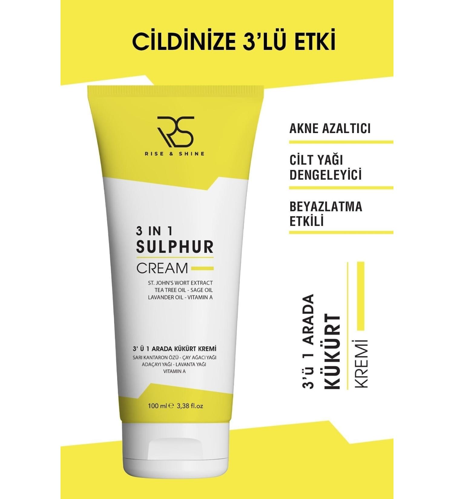 rise and shine 3 in 1 sulphur cream 100 ml