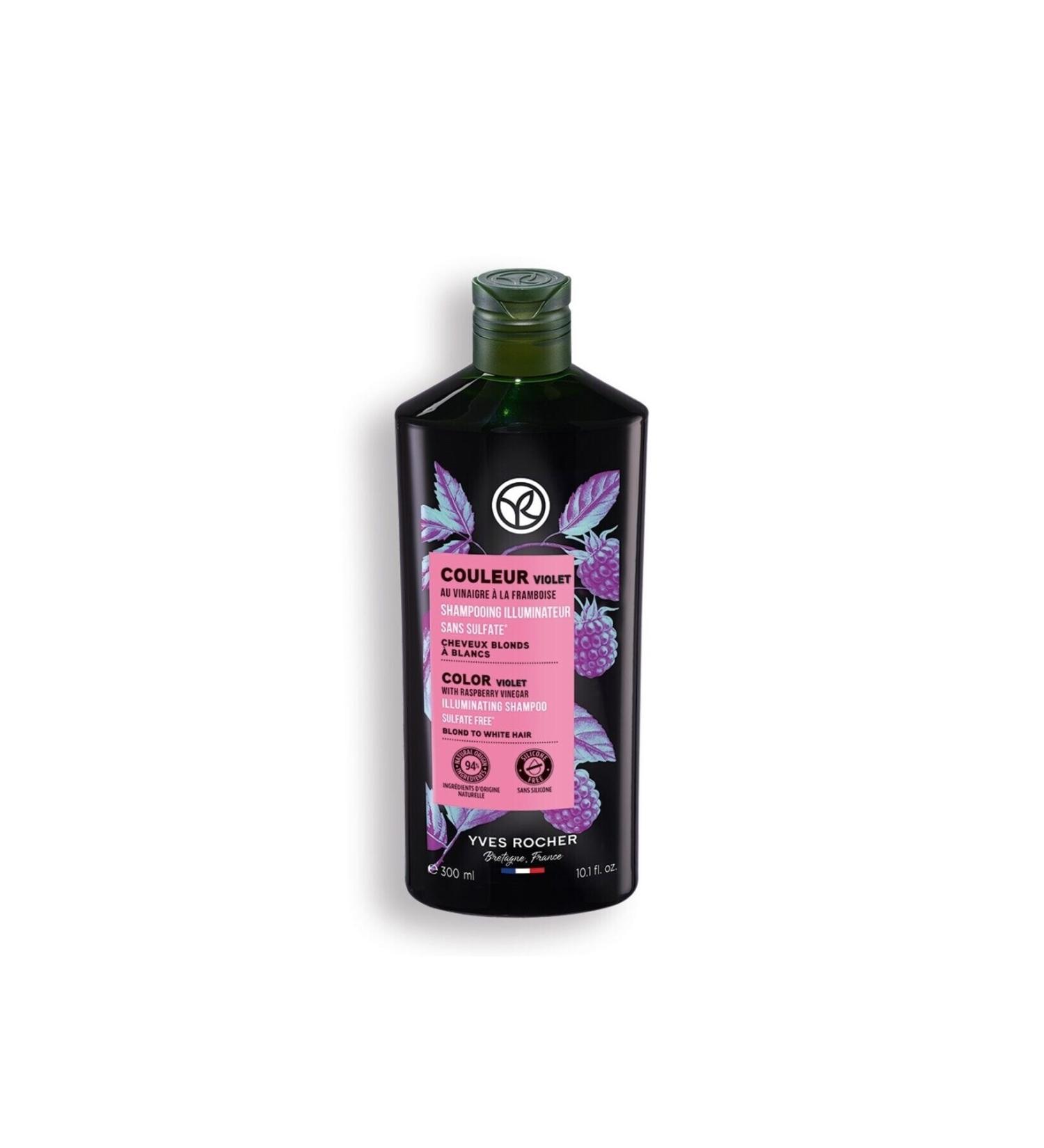 Yves Rocher Anti-Orange Purple Shampoo - Dyed Hair / Couleur 300 Ml