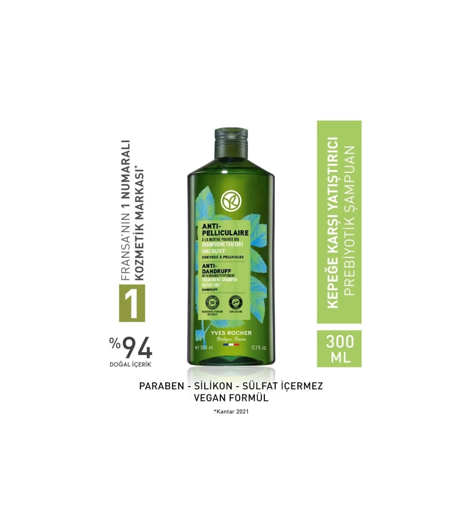 Yves Rocher Soothing Prebiotic Shampoo - Anti-Dandruff / Anti Pelliculaire