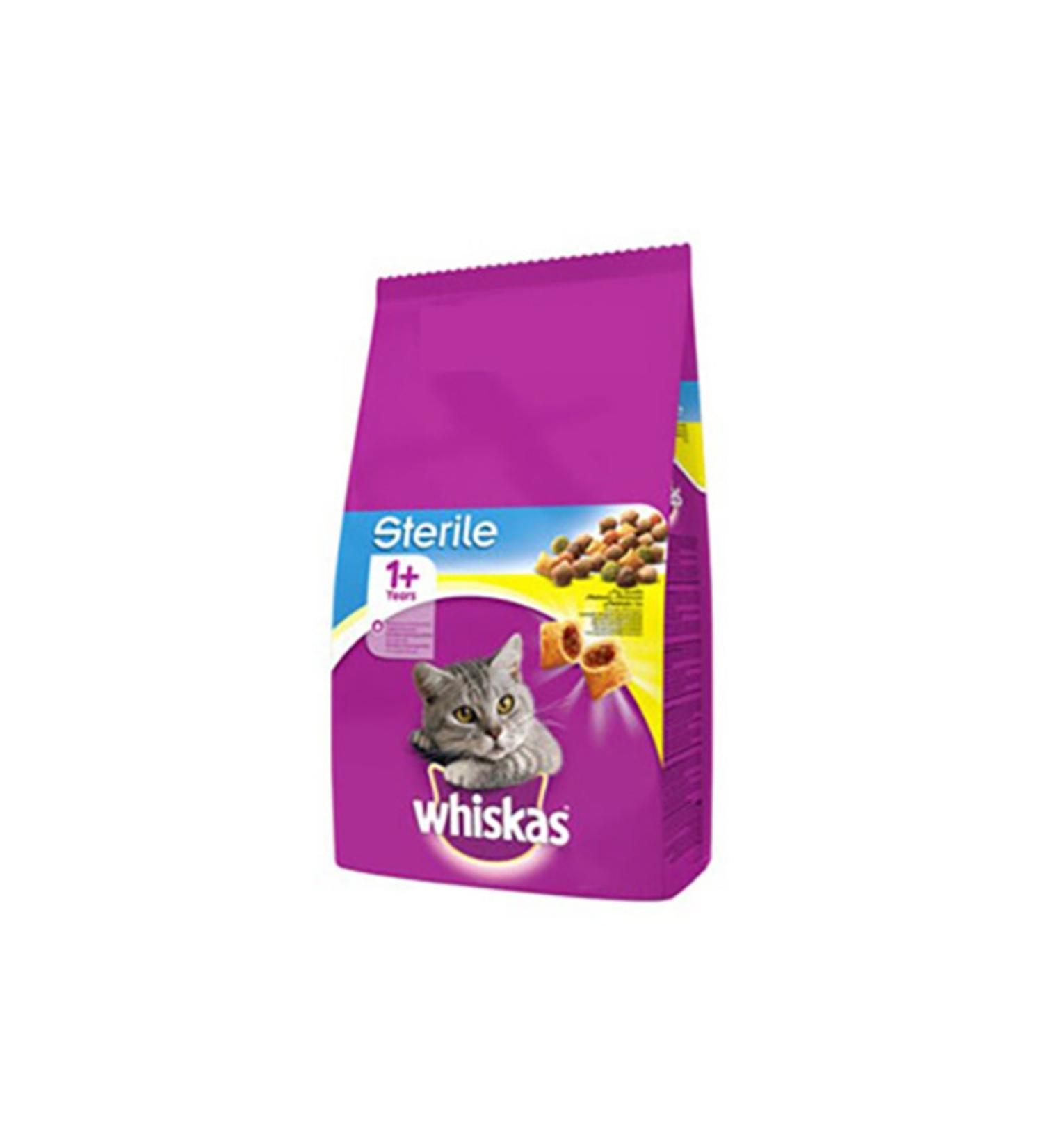 ELA DESIGN Whiskas Chicken Sterilized Cat Food 1.4 Kg