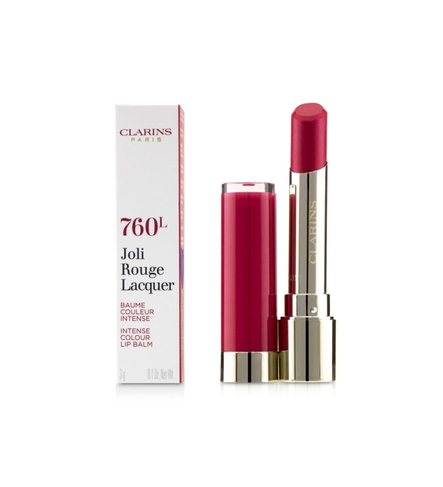 Clarins Joli Rouge Lacquer 760 Pink Cranberry Lipstick
