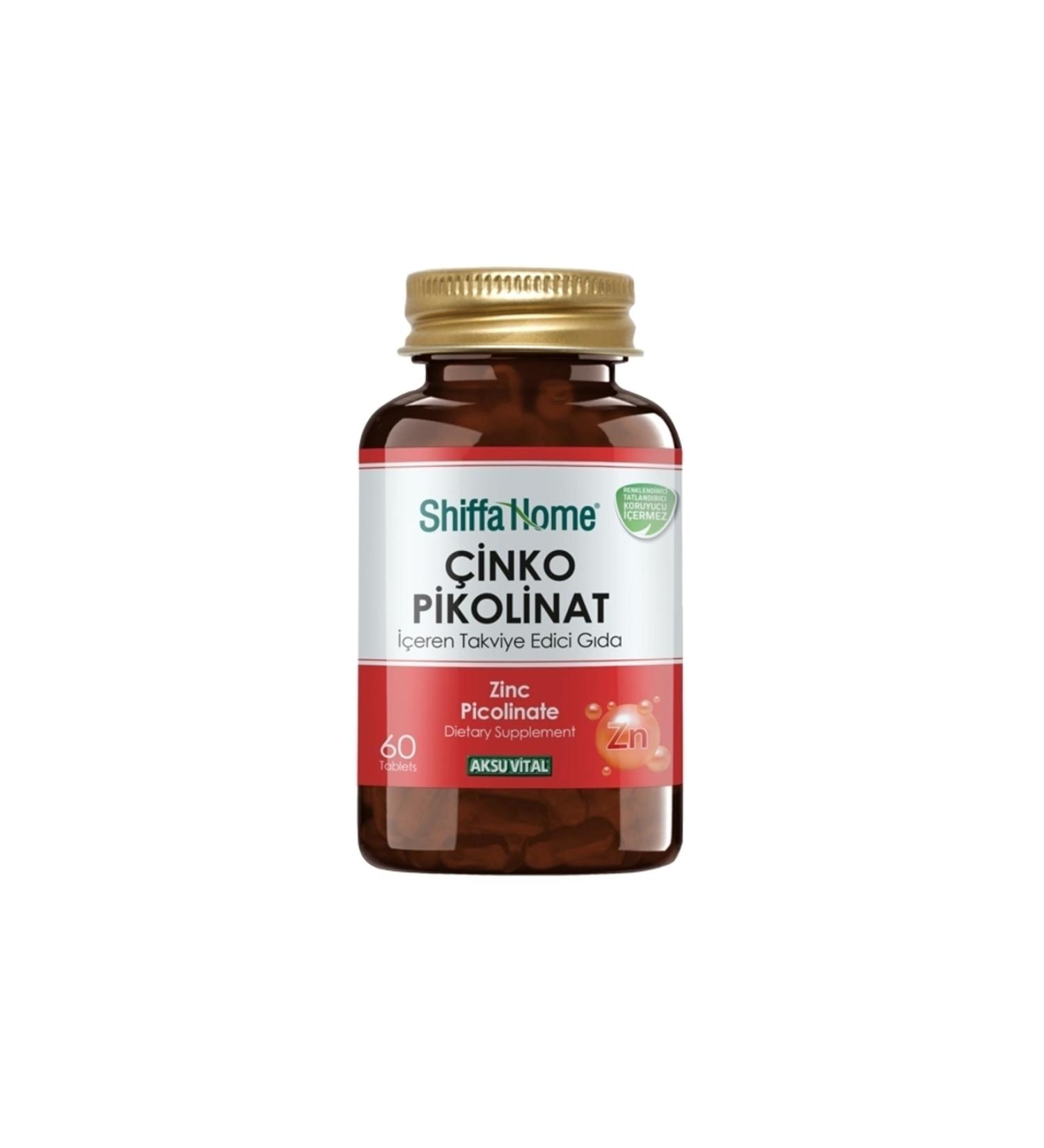 Shiffa Home Zinc Picolinate - 60 Capsules