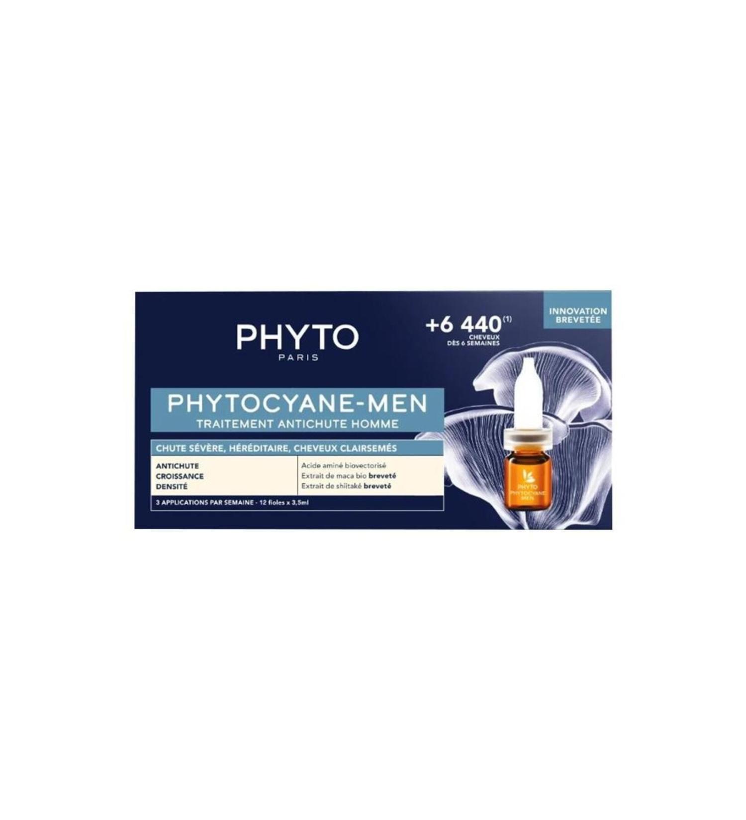Phyto Phytocyane-Men Anti Hair Loss Care for Men 12 Ampoules x 3.5 ml