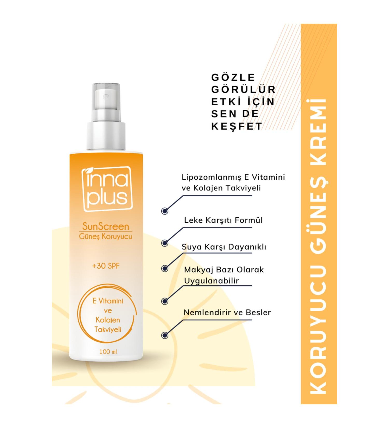 Inna Plus Anti-Spot Sunscreen with Liposomed Collagen and Vitamin E