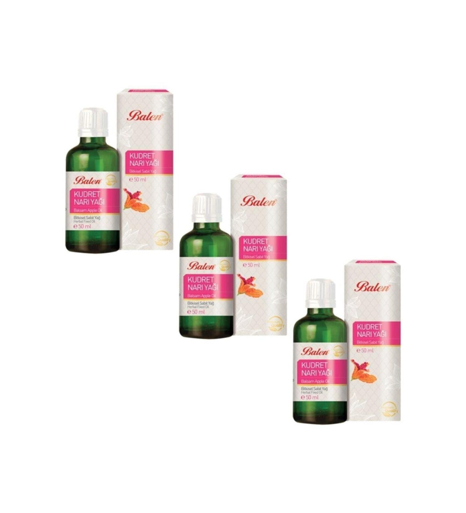 Balen 3 Boxes of Pomegranate Oil Natural Herbal Fixed Oil Pomegranate 50 Ml Drinkable