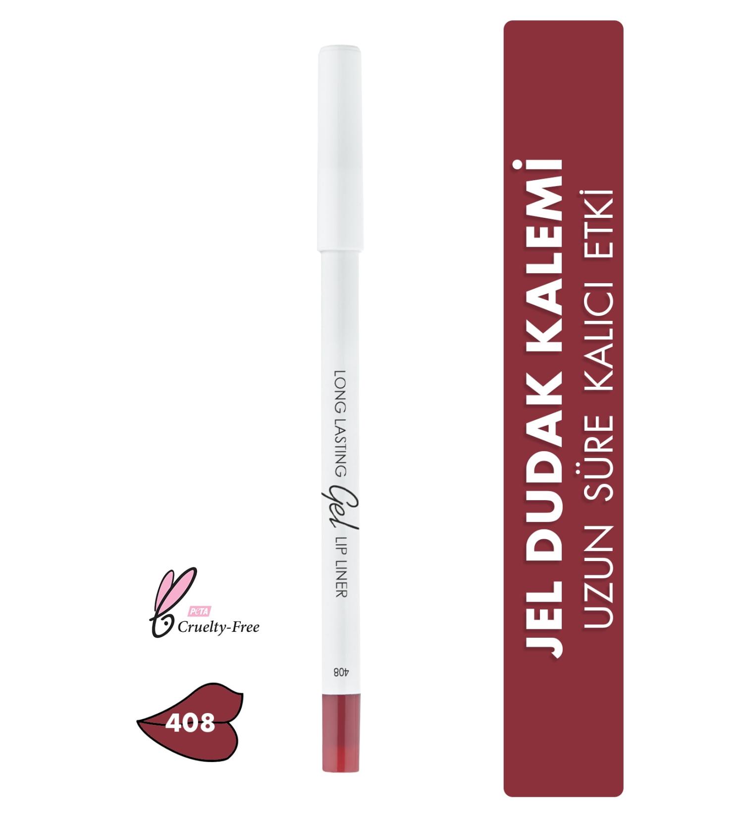 Lamel Cosmetics Lamel Long Lasting Gel Lip Pencil No 408 - Buy Online on GoSupps.com
