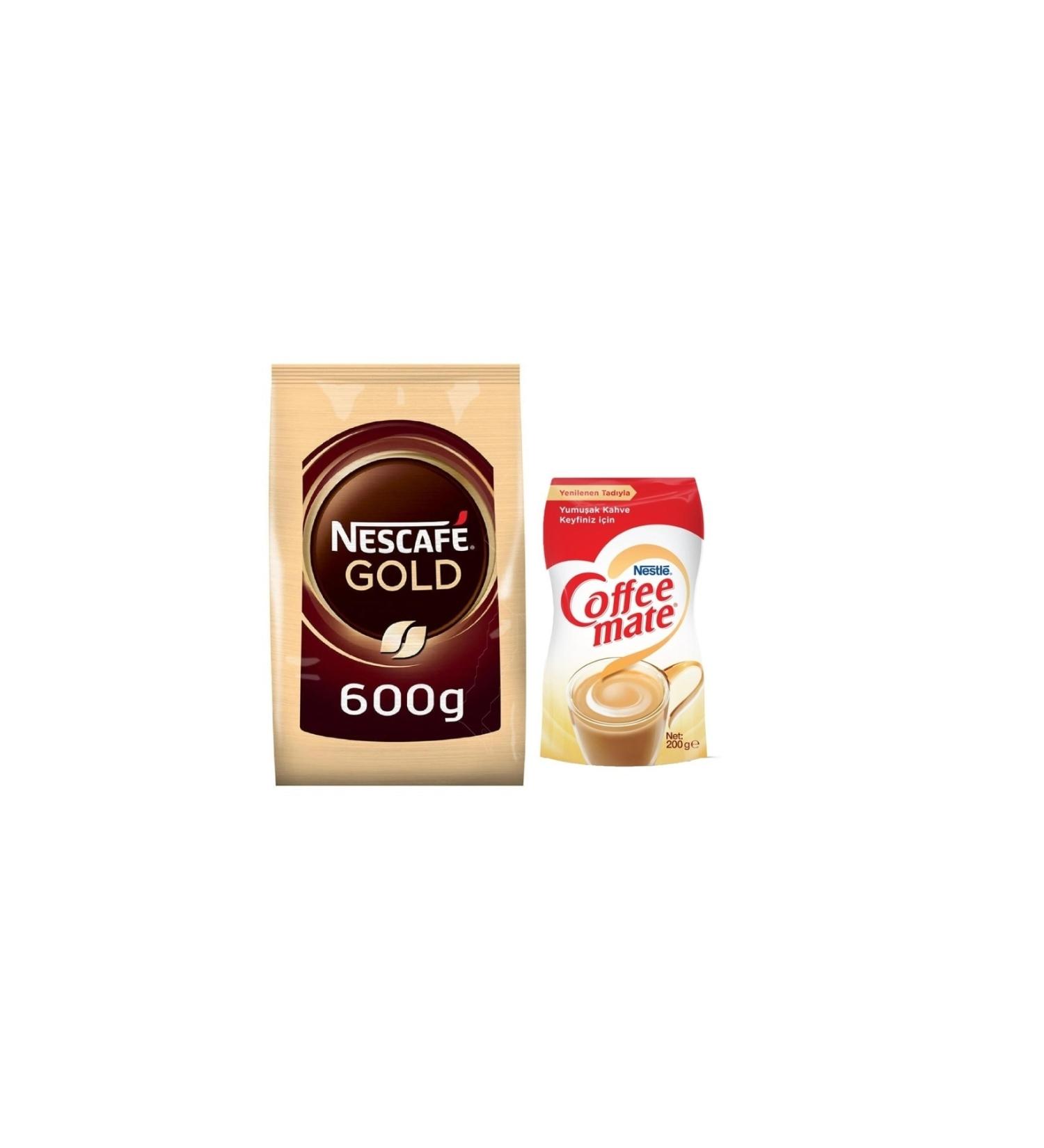 Nescafe Gold 600gr + Coffee Mate 200gr
