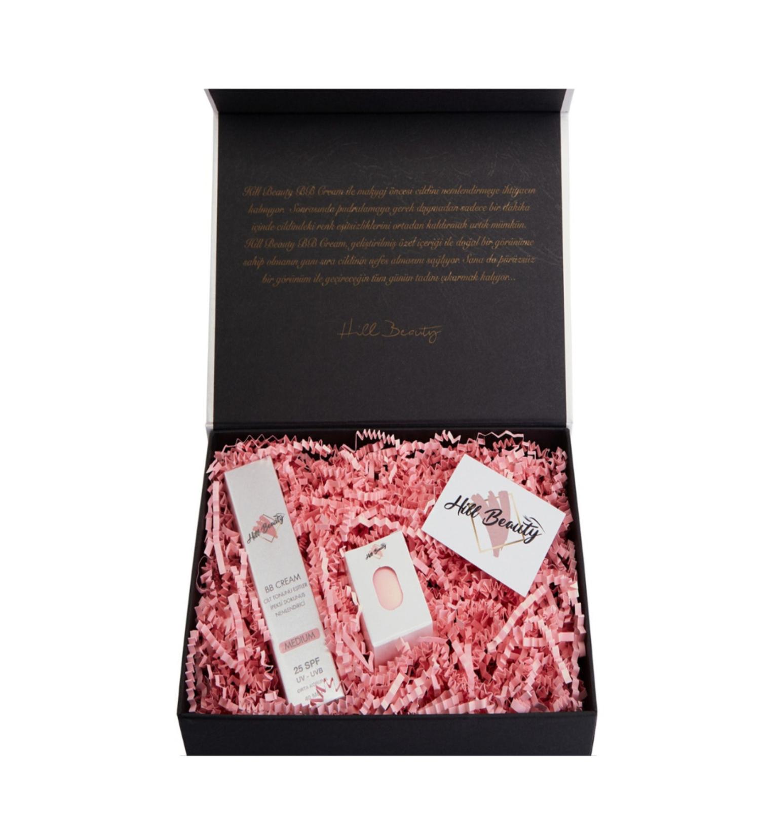 Hill Beauty Turkey Shine Box Hyaluronic Acid Effective Anti-Spot BB Cream Medium 25 Spf/Makeup Sponge - Buy Online on GoSupps.com