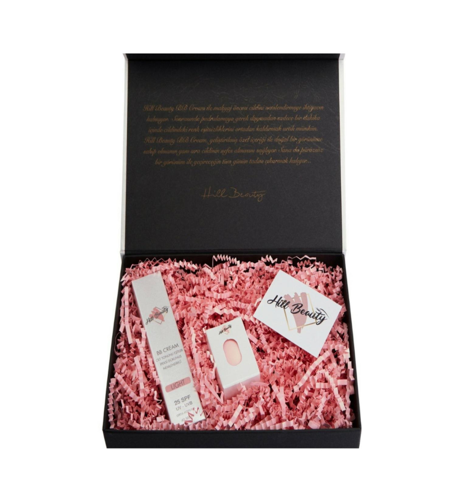 Hill Beauty Turkey Shine Box Hyaluronic Acid Effective Anti-Spot BB Cream Light 25 Spf/Makeup Sponge - Buy Online on GoSupps.com