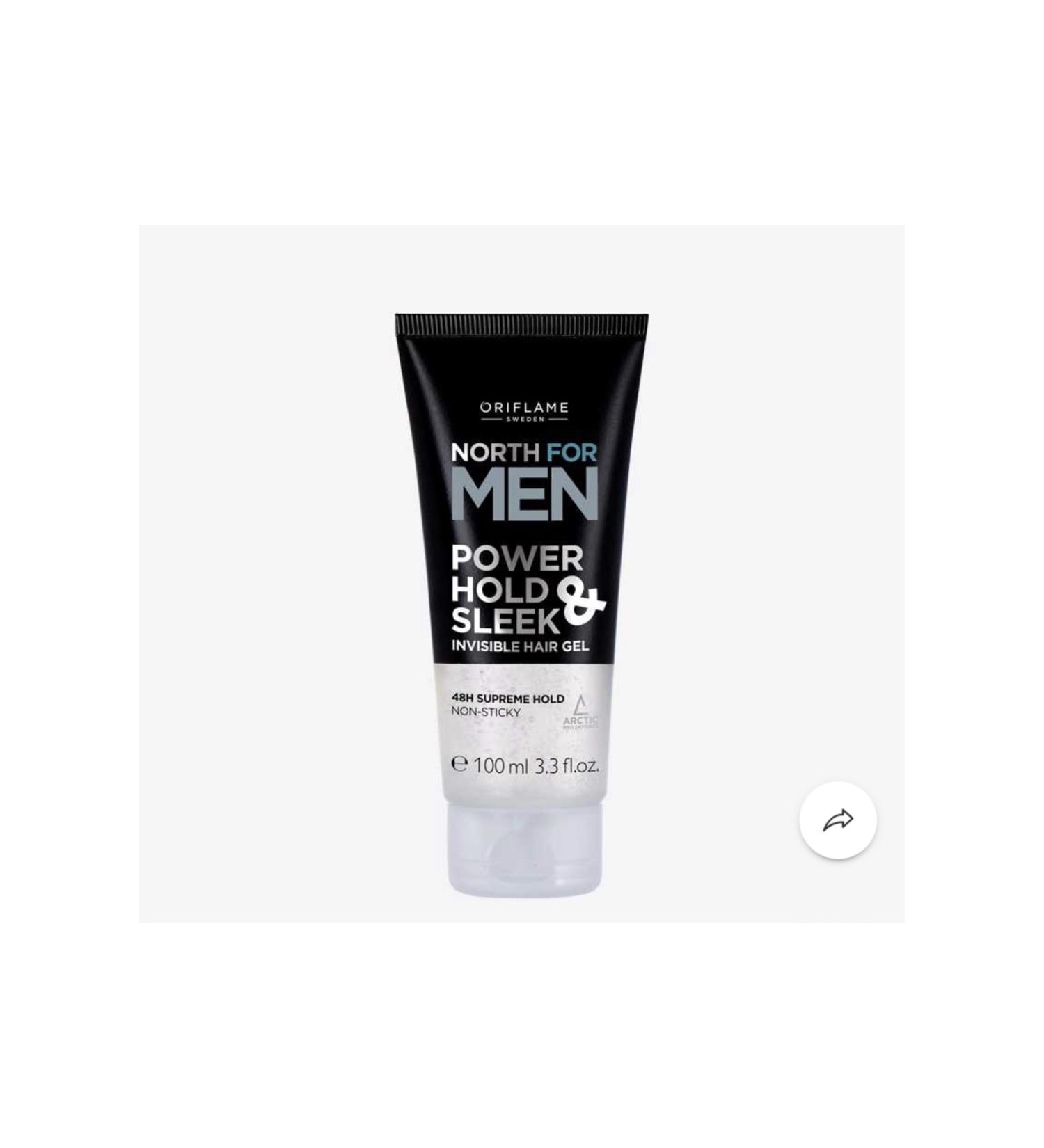 Oriflame North For Men Power Hold & Sleek Invisible Hair Gel