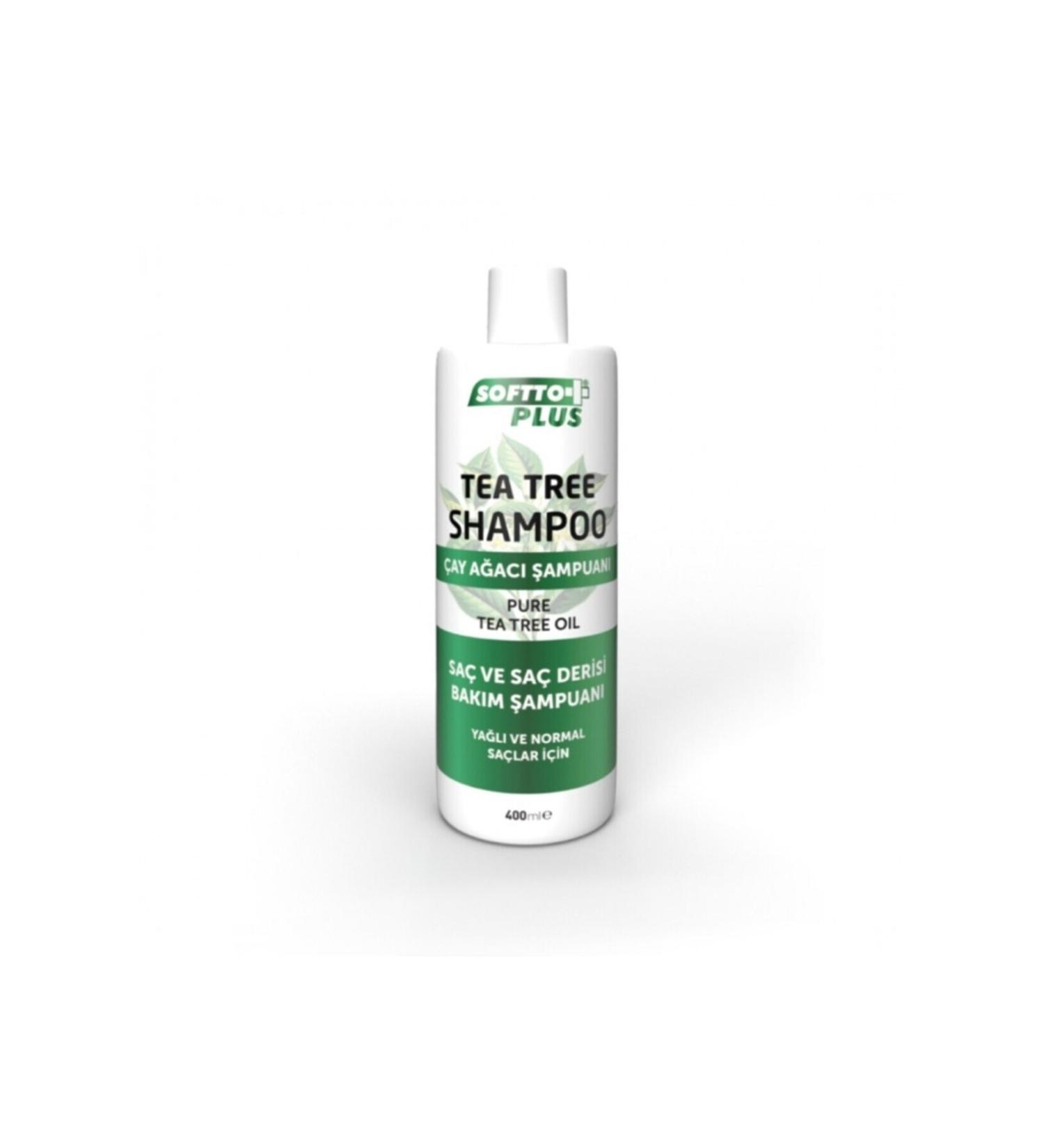 Softto Plus Tea Tree Shine Shampoo 400 ml
