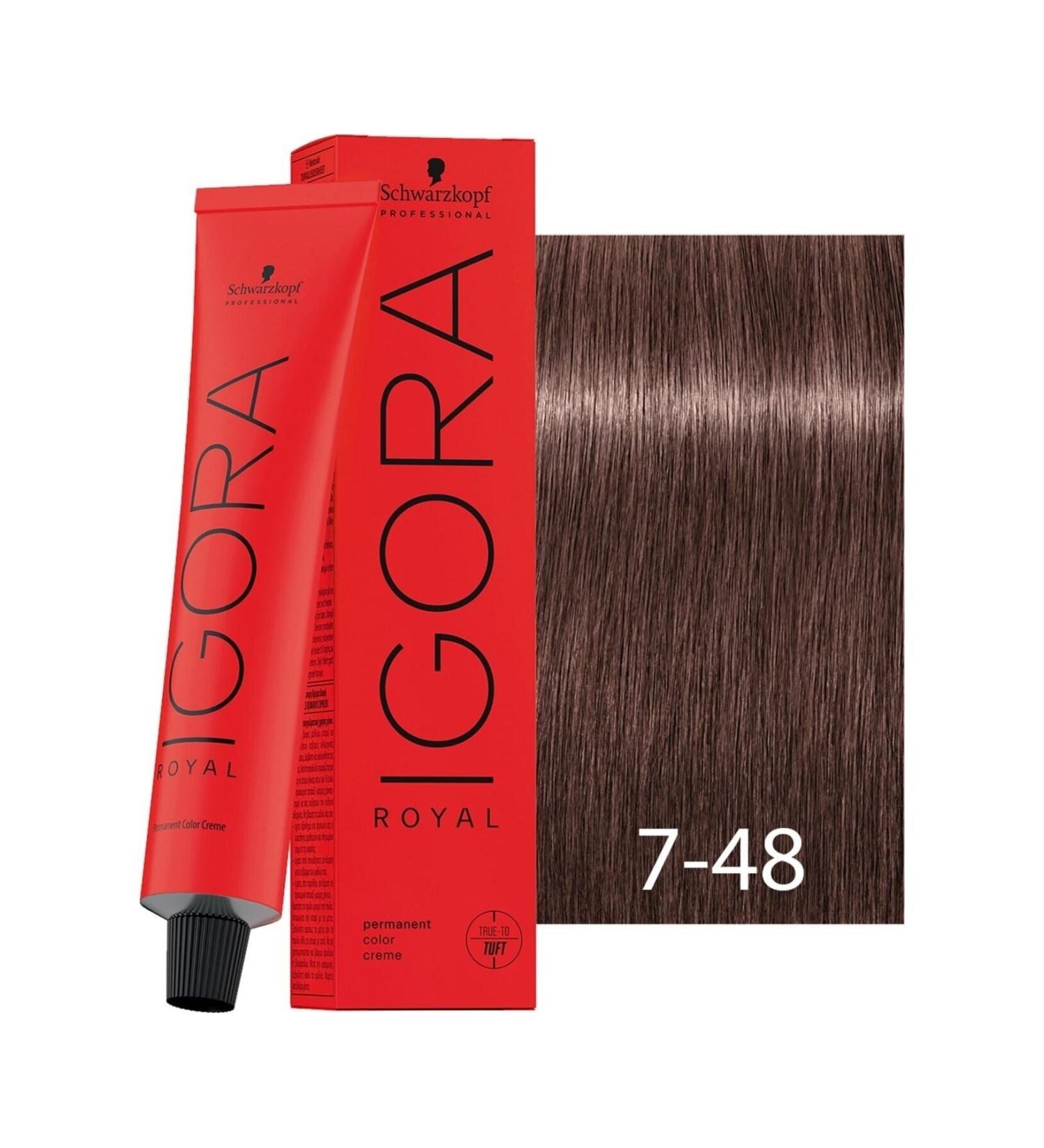 Igora Igora Royal 7-48 Auburn Beige Red 60 ml
