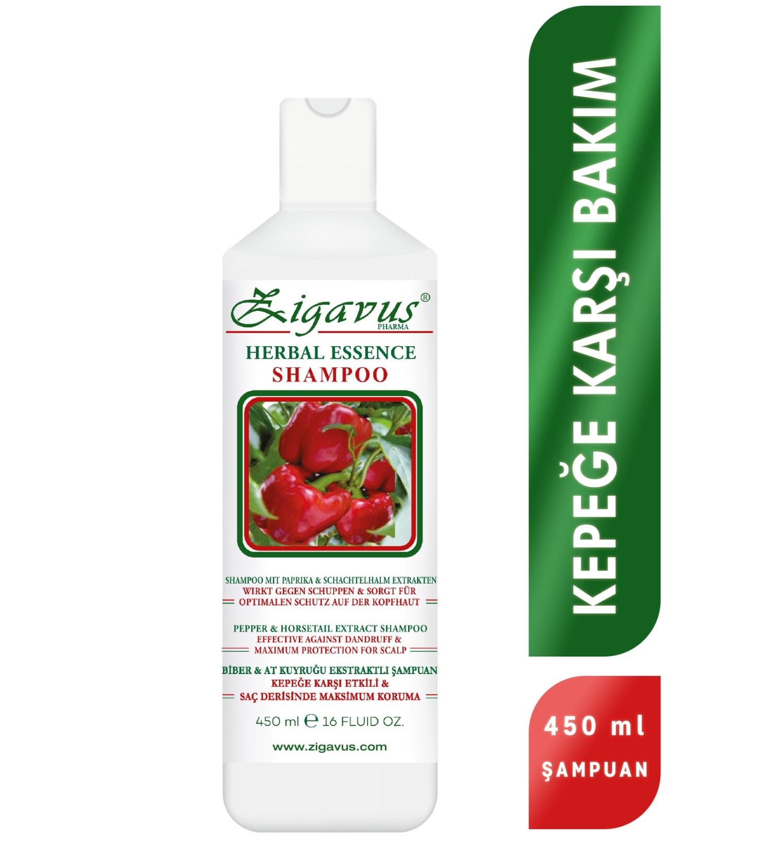 Zigavus Anti-Dandruff Care Pepper Extract Shampoo 450 ml 8699349130084 - Buy Online on GoSupps.com