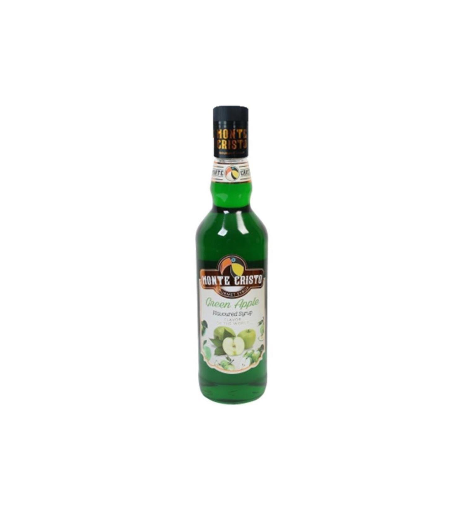 Montecristo Coffee Syrup Green Apple Flavored 70 Cl
