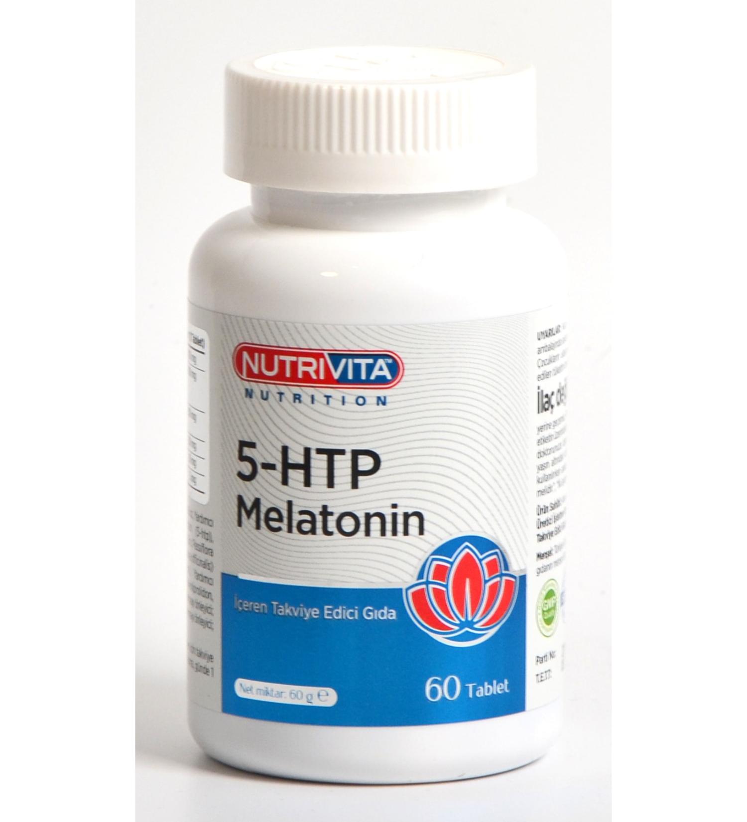 Nutrivita Nutrition 60 Tablets 5-HTP Melatonin 05/2026