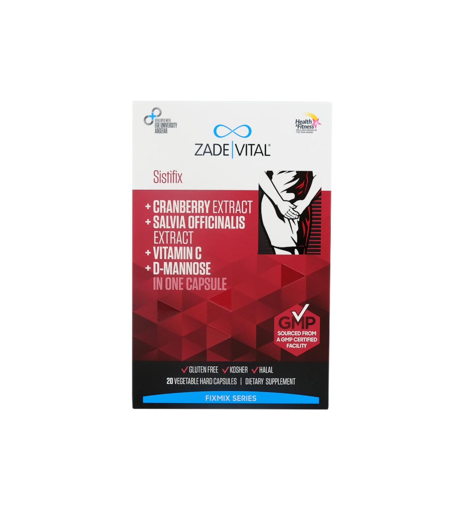 Zade Vital Sistifix 20 Capsules - UNFLAVOURED