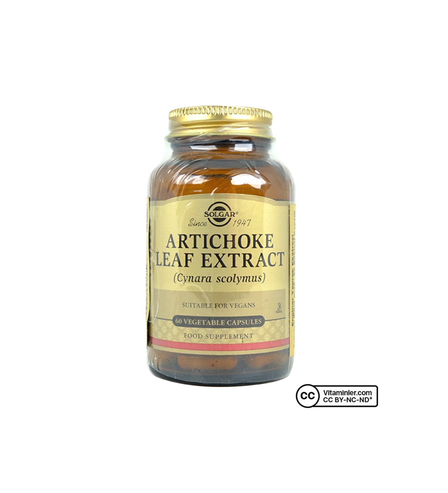 Solgar Artichoke Leaf Extract 60 Capsules - UNFLAVOURED - Buy Online on GoSupps.com